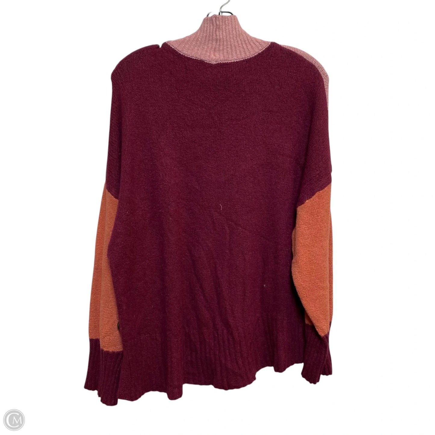 Sweater By Time And Tru In Pink & Red, Size: Xxl