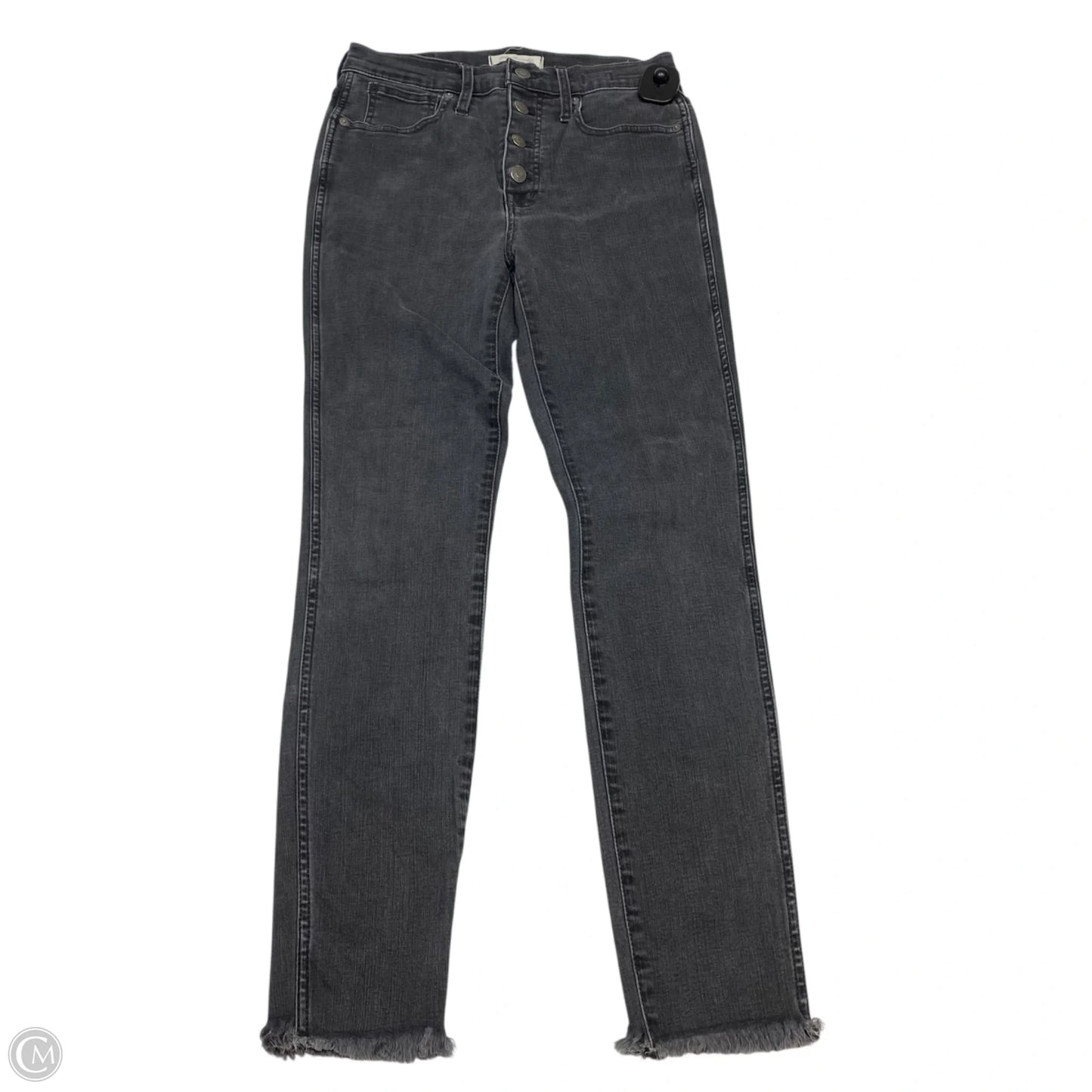 Jeans Skinny By Madewell In Grey Denim, Size: 4