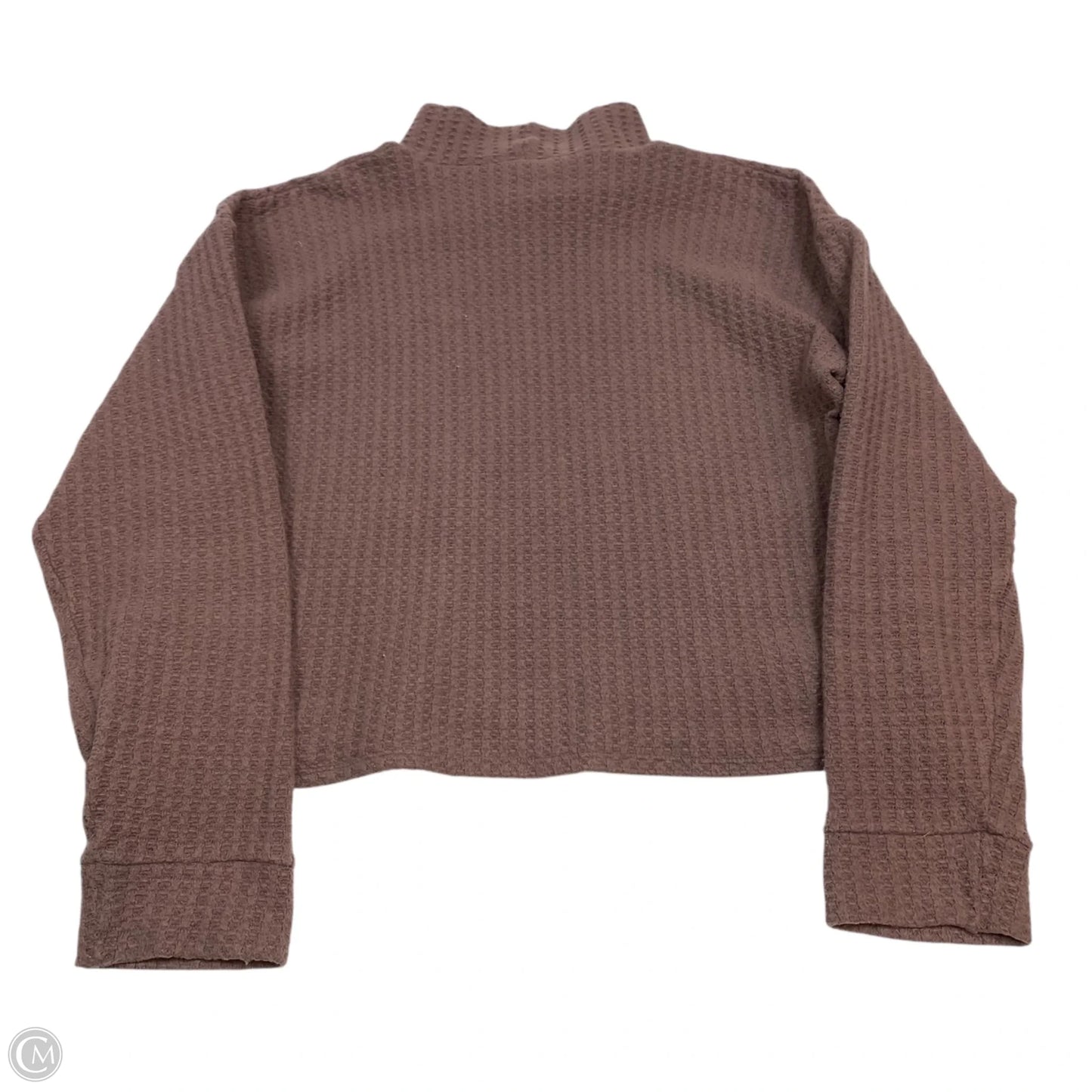 Top Long Sleeve By American Eagle In Purple, Size: M