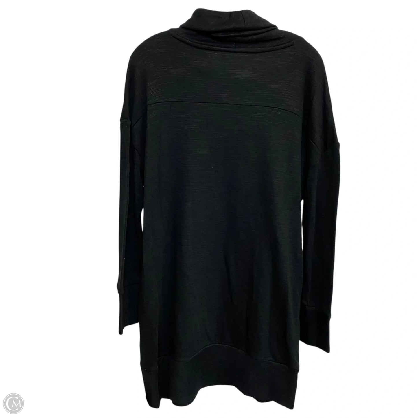 Athletic Top Long Sleeve Collar By St Johns Bay In Black, Size: Xl