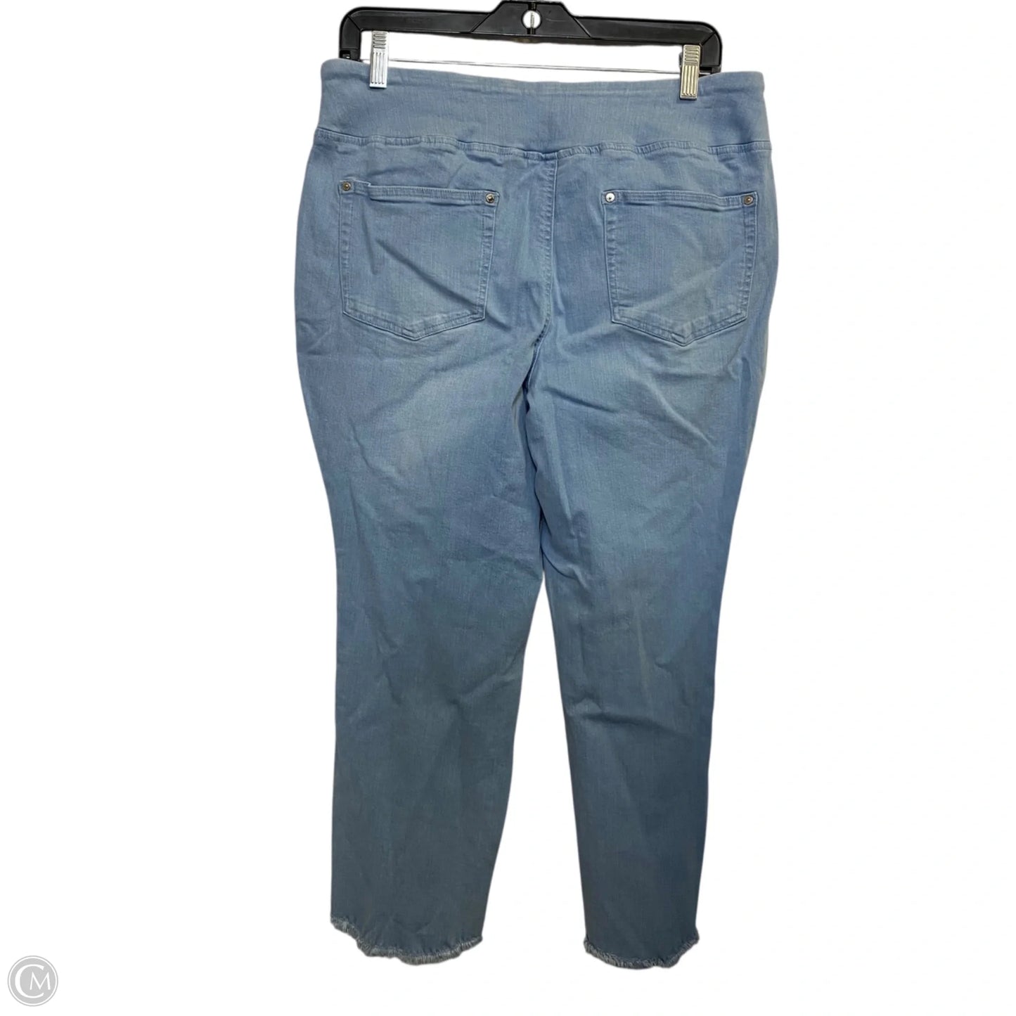 Jeans Jeggings By Belle By Kim Gravel In Blue Denim, Size: 14