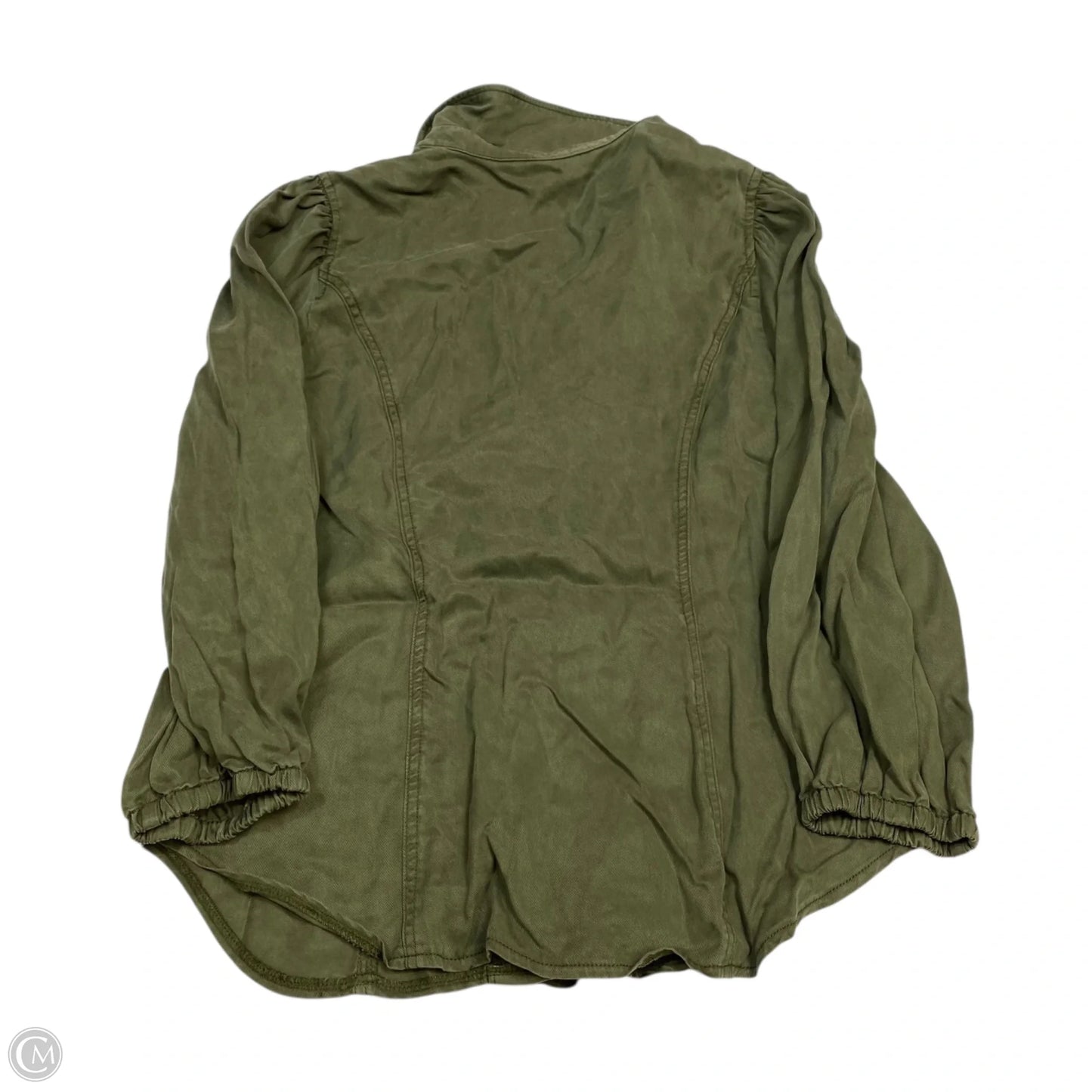 Top 3/4 Sleeve By White House Black Market In Green, Size: M