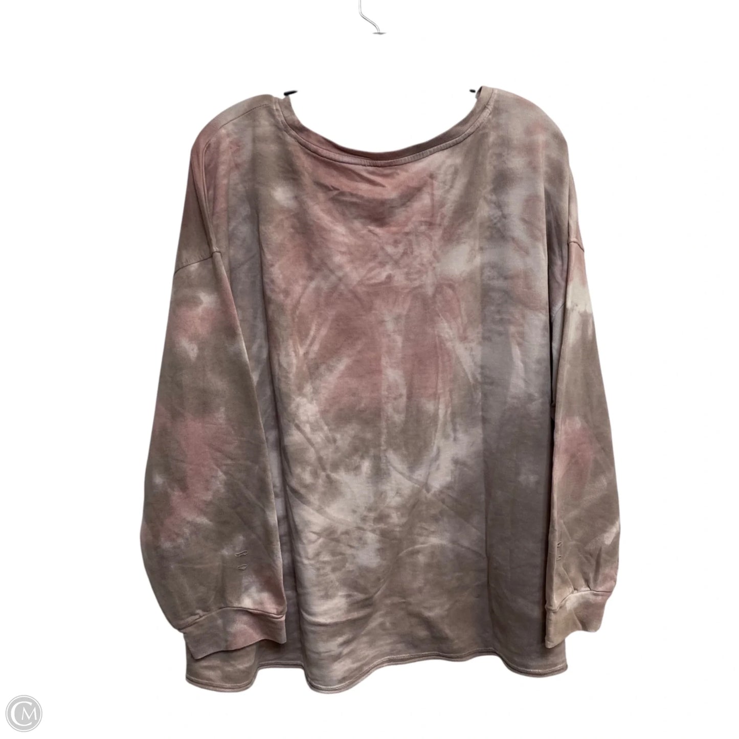 Top Long Sleeve By Cato In Pink, Size: 3x