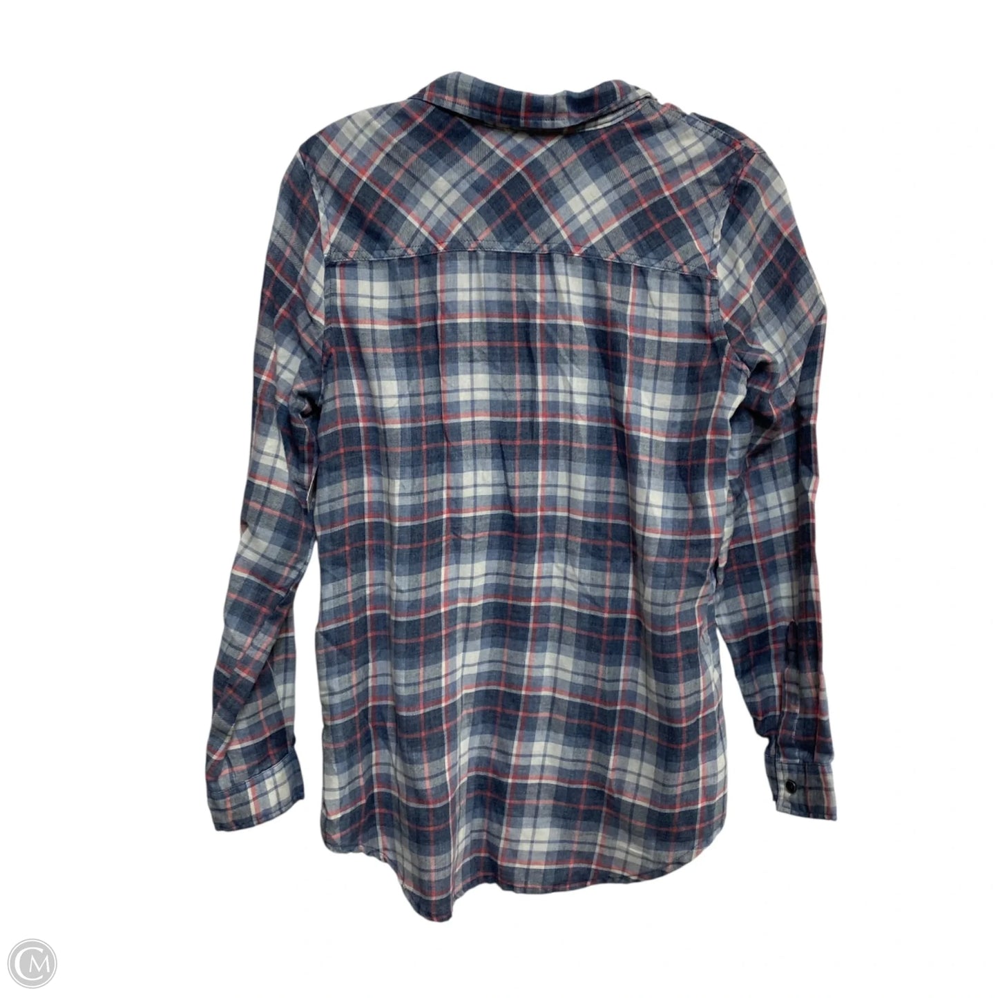 Top Long Sleeve By Vanilla Star In Blue & Red & White, Size: S