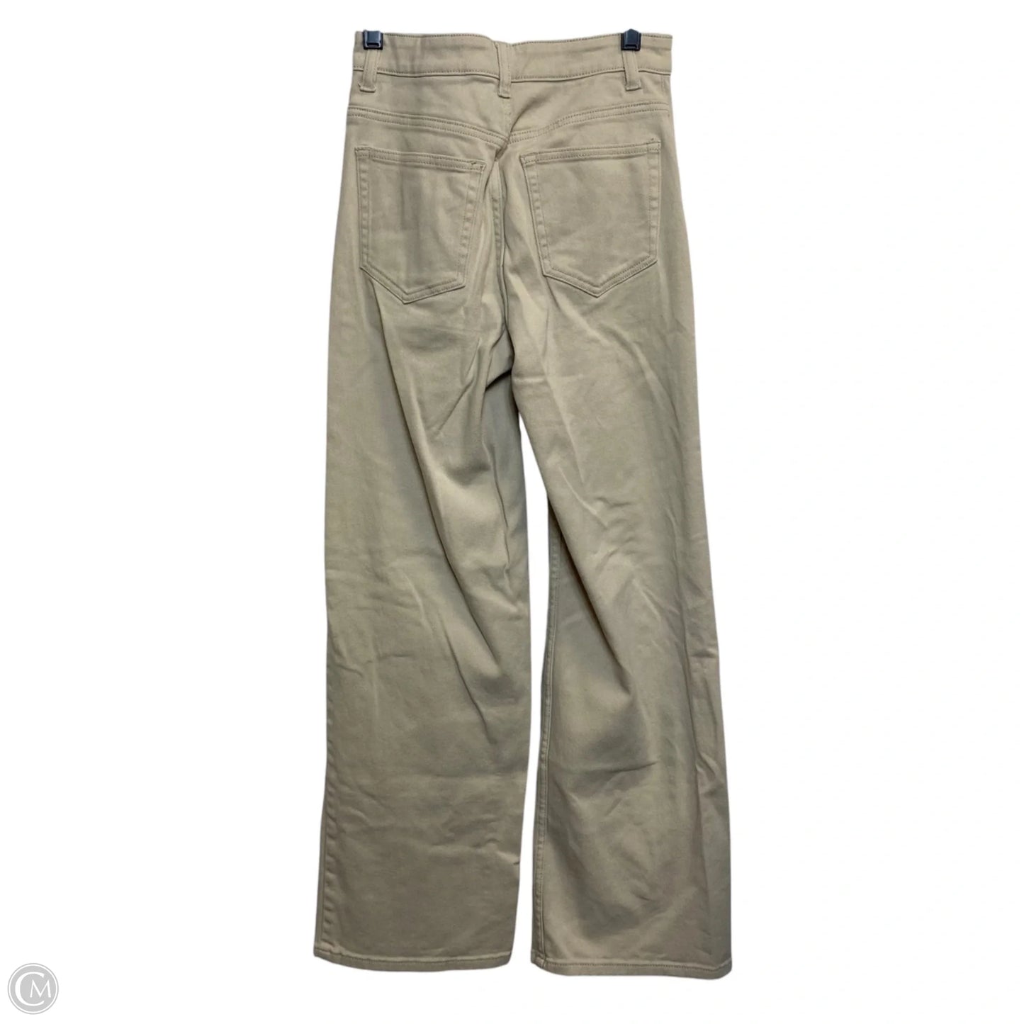 Jeans Wide Leg By H&m In Tan Denim, Size: 0