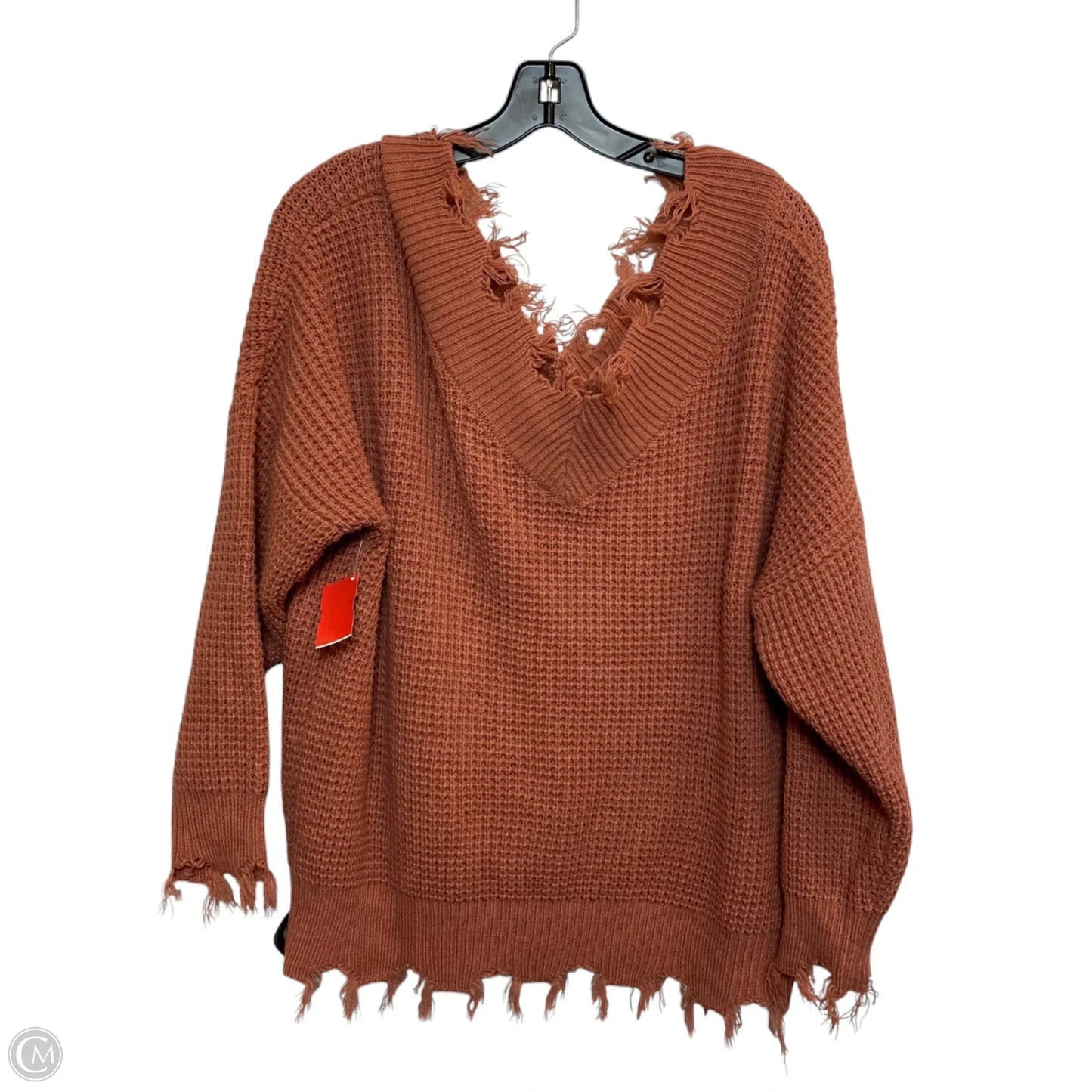 Sweater By Zenana In Pink, Size: L