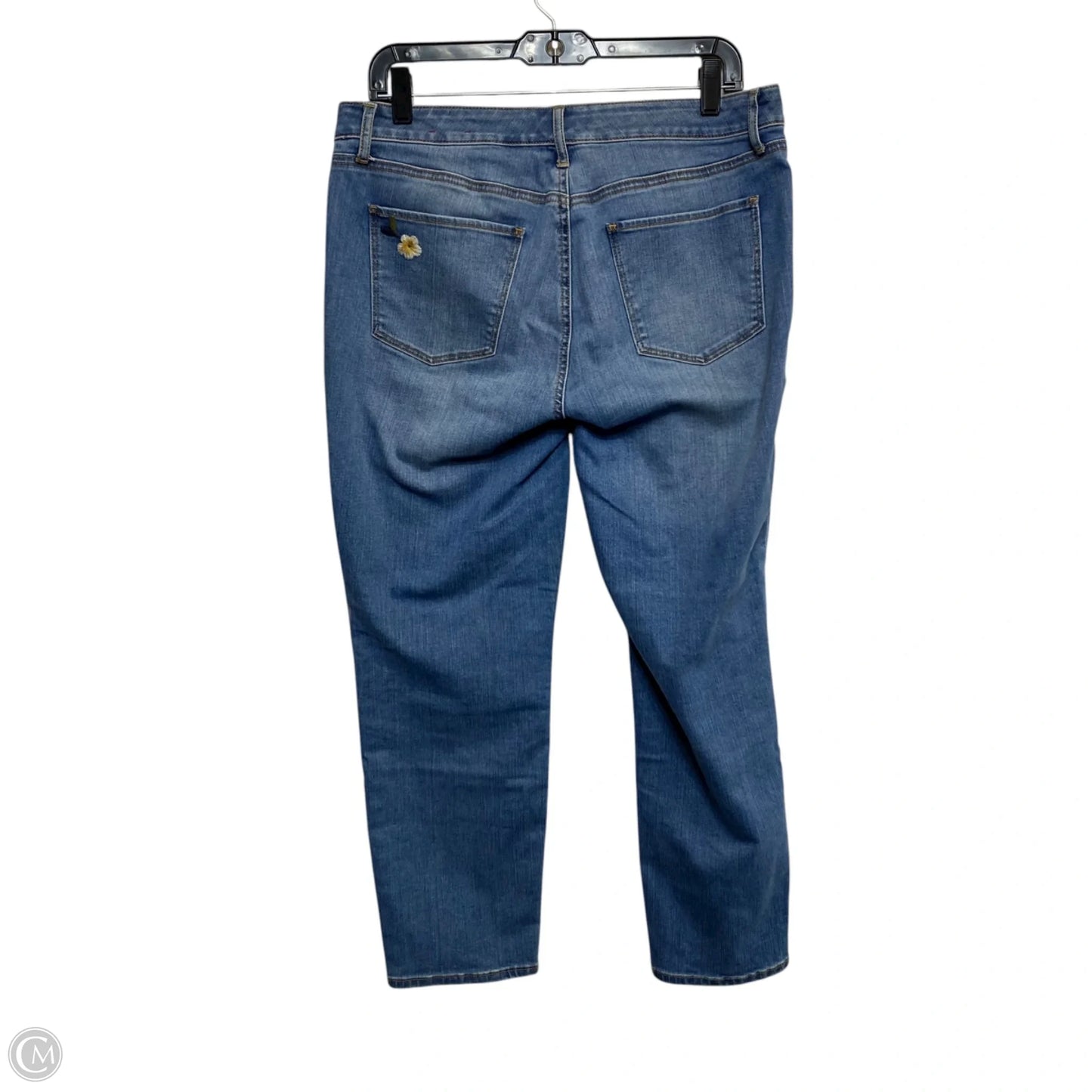 Jeans Skinny By Talbots In Blue Denim, Size: 12p