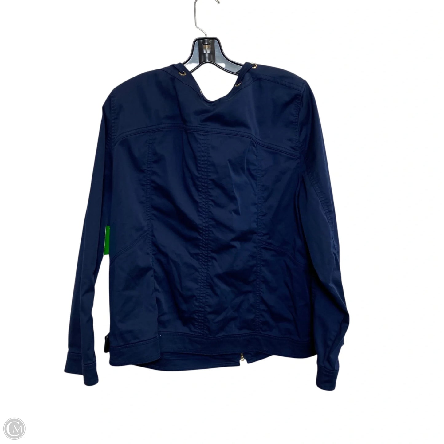 Jacket Utility By Chicos In Navy, Size: Xl