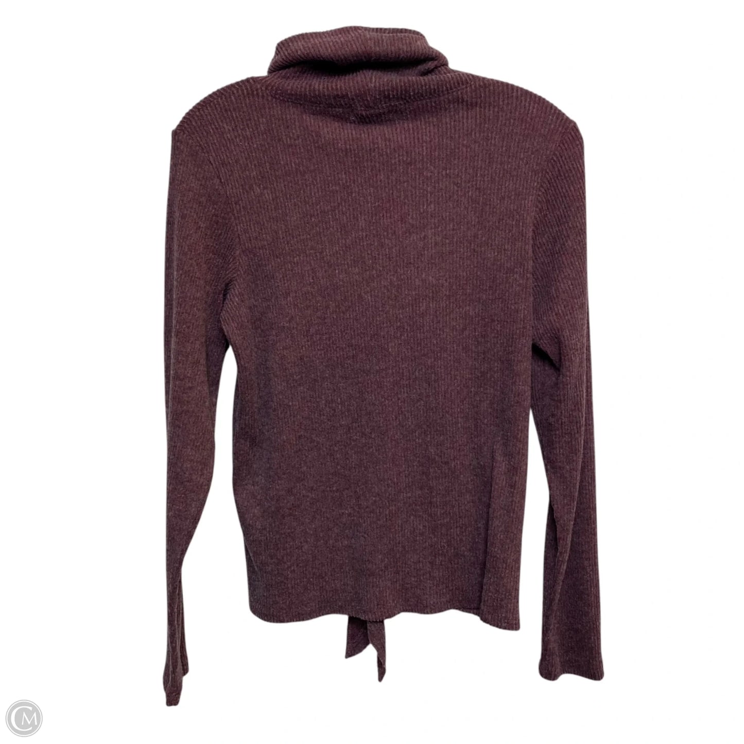 Top Sleeveless By Olivia Sky In Maroon, Size: S