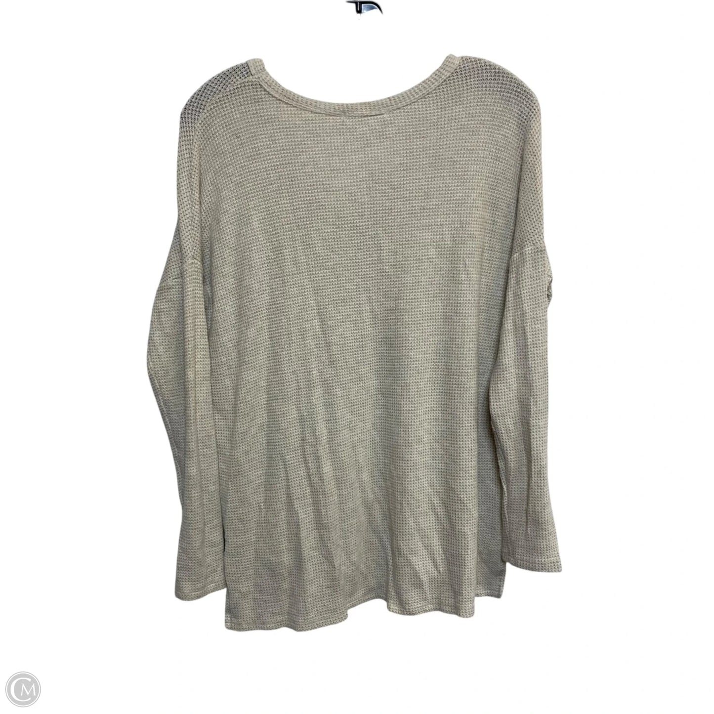 Top Long Sleeve By Cherish In Beige, Size: S
