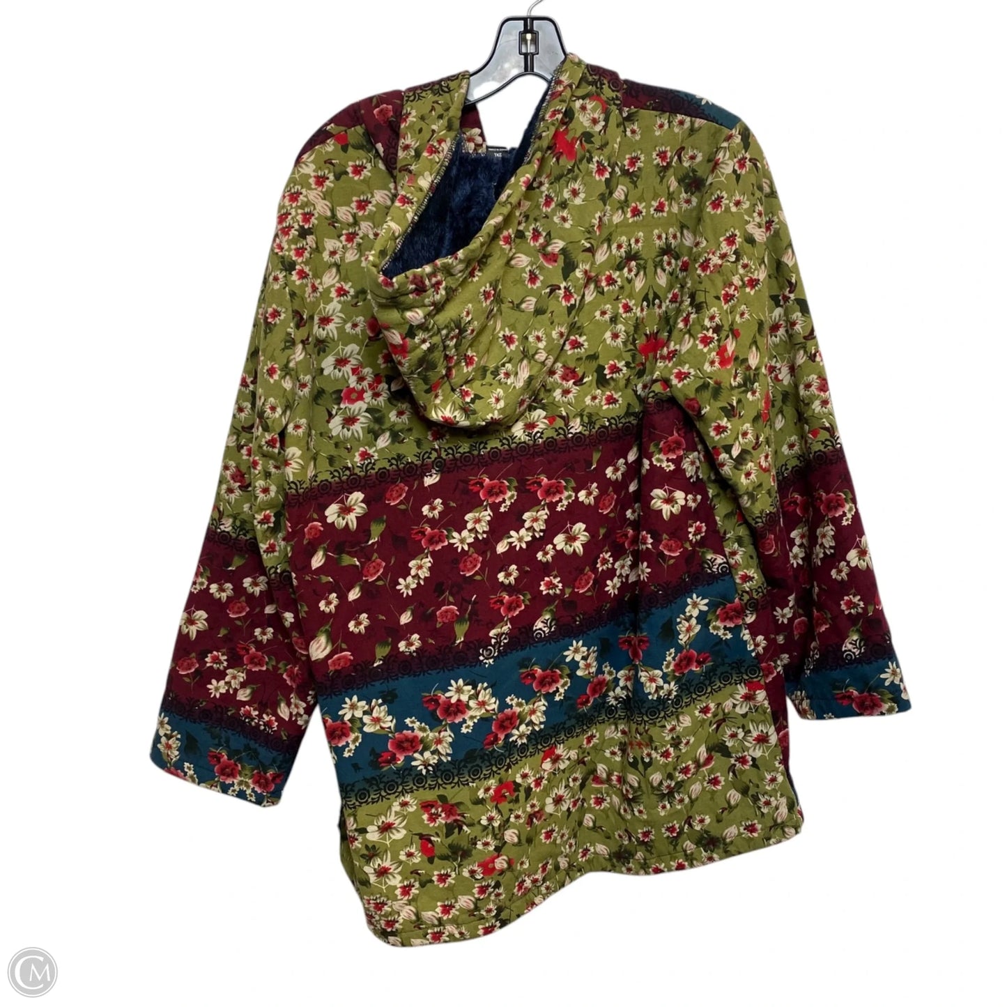 Jacket Other By Shein In Green & Red, Size: 2x