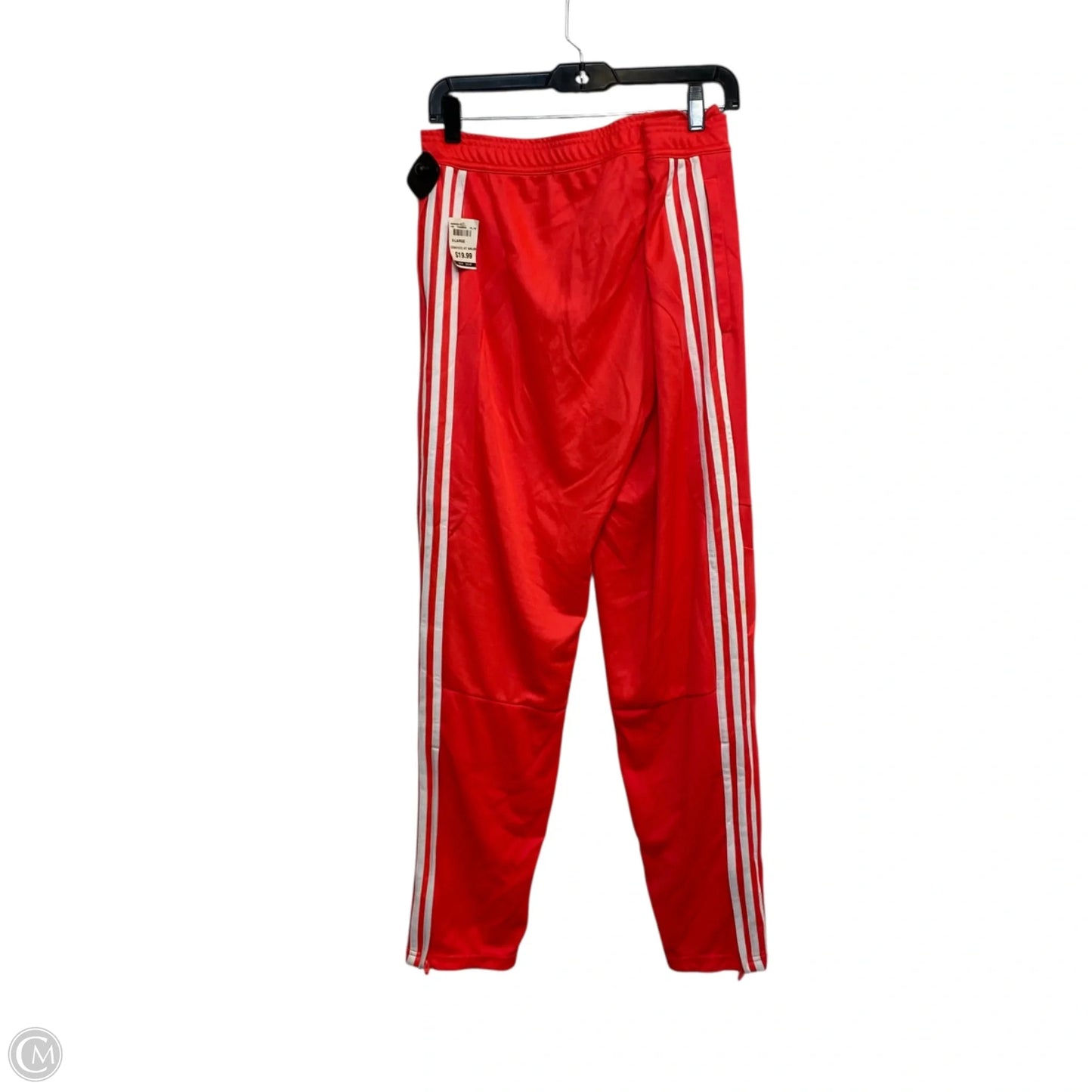 Athletic Pants By Adidas In Red, Size: Xl