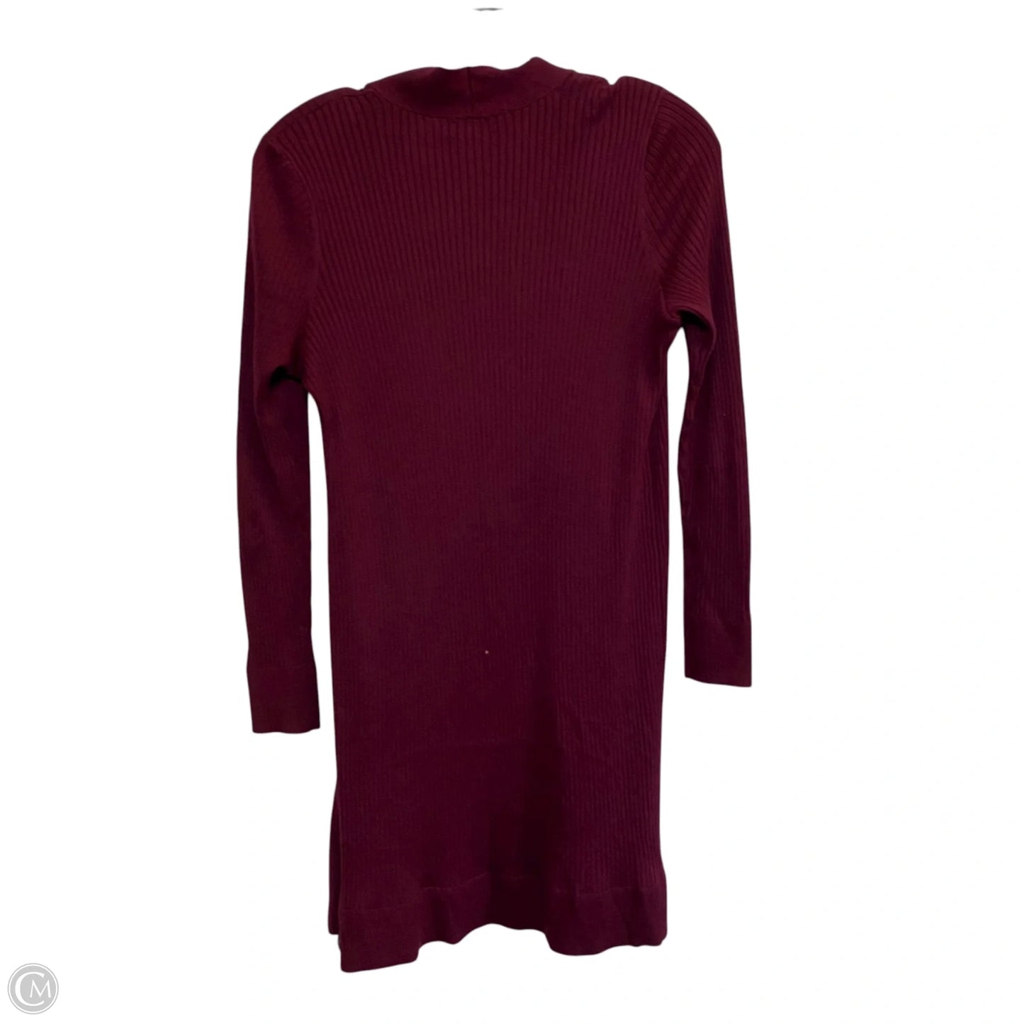 Cardigan By Loft In Maroon, Size: Xs