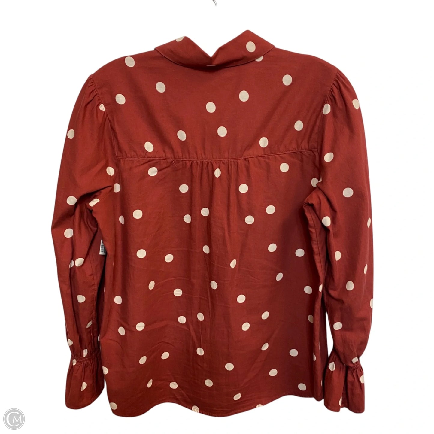 Top Long Sleeve By Lc Lauren Conrad In Red & White, Size: Xs