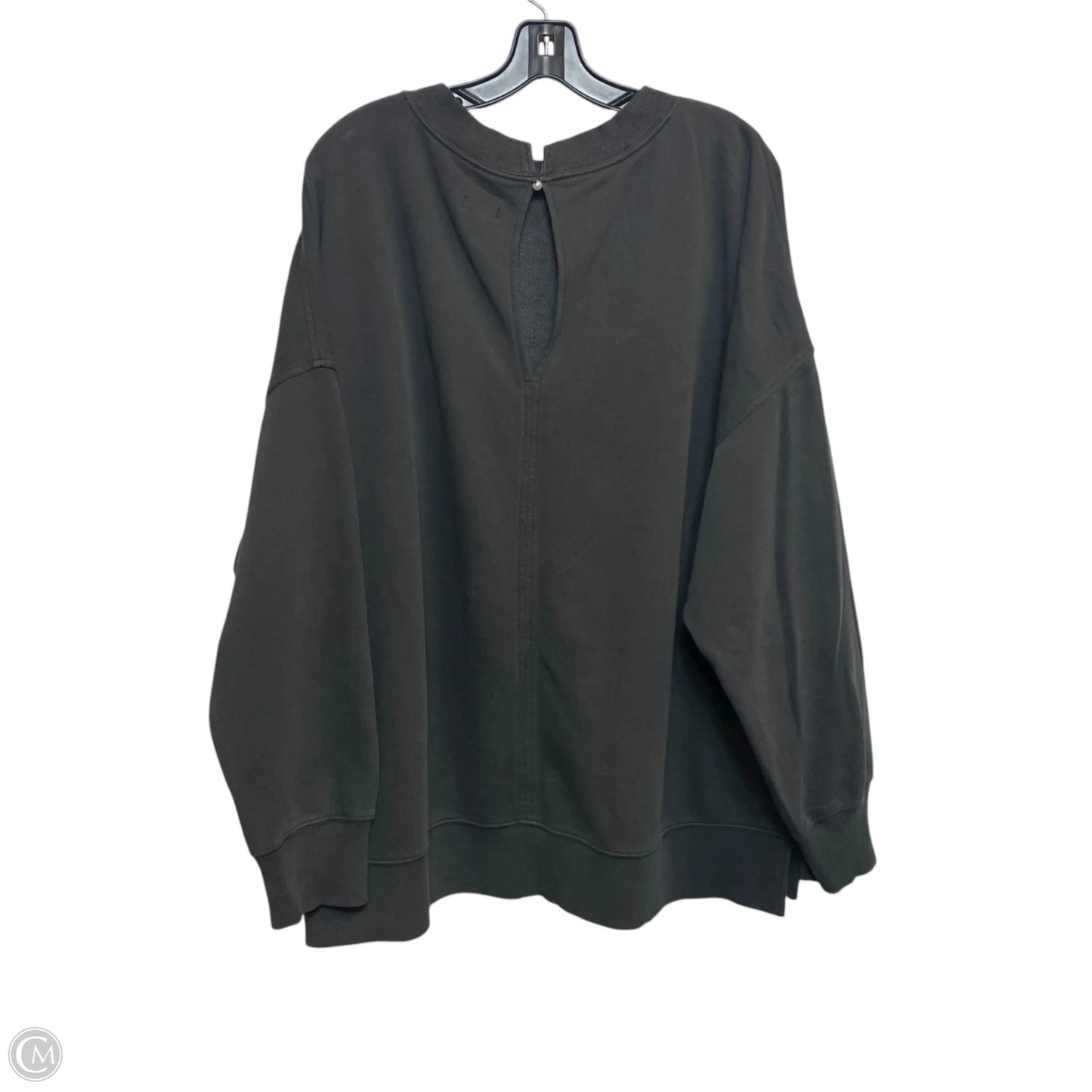 Sweatshirt Crewneck By Aerie In Grey, Size: L