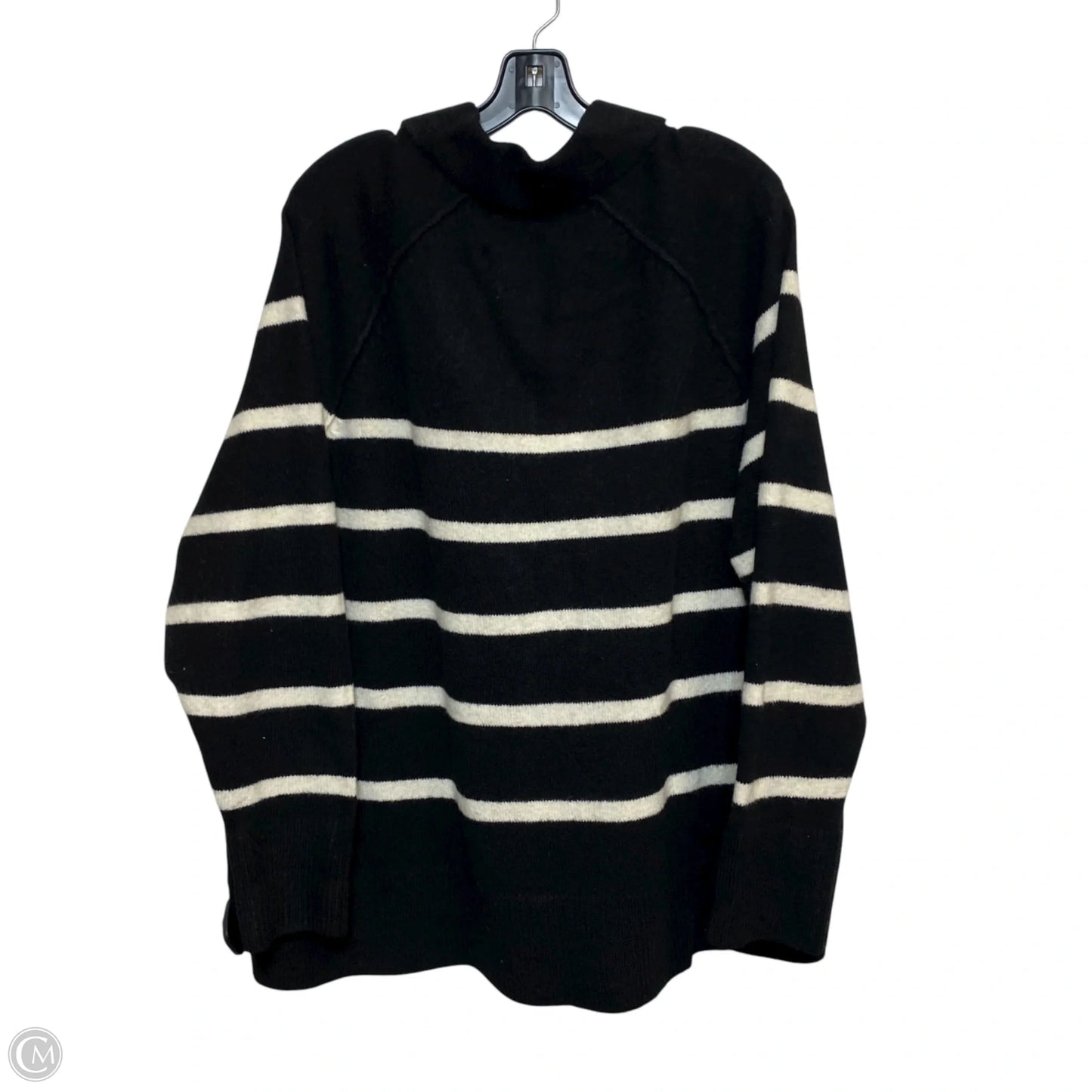 Sweater By Aerie In Black & Cream, Size: L
