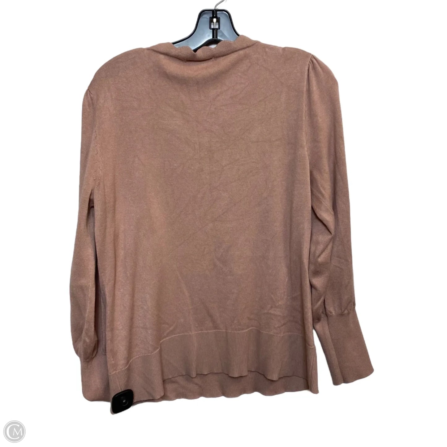 Top Long Sleeve By Cable And Gauge In Pink, Size: L