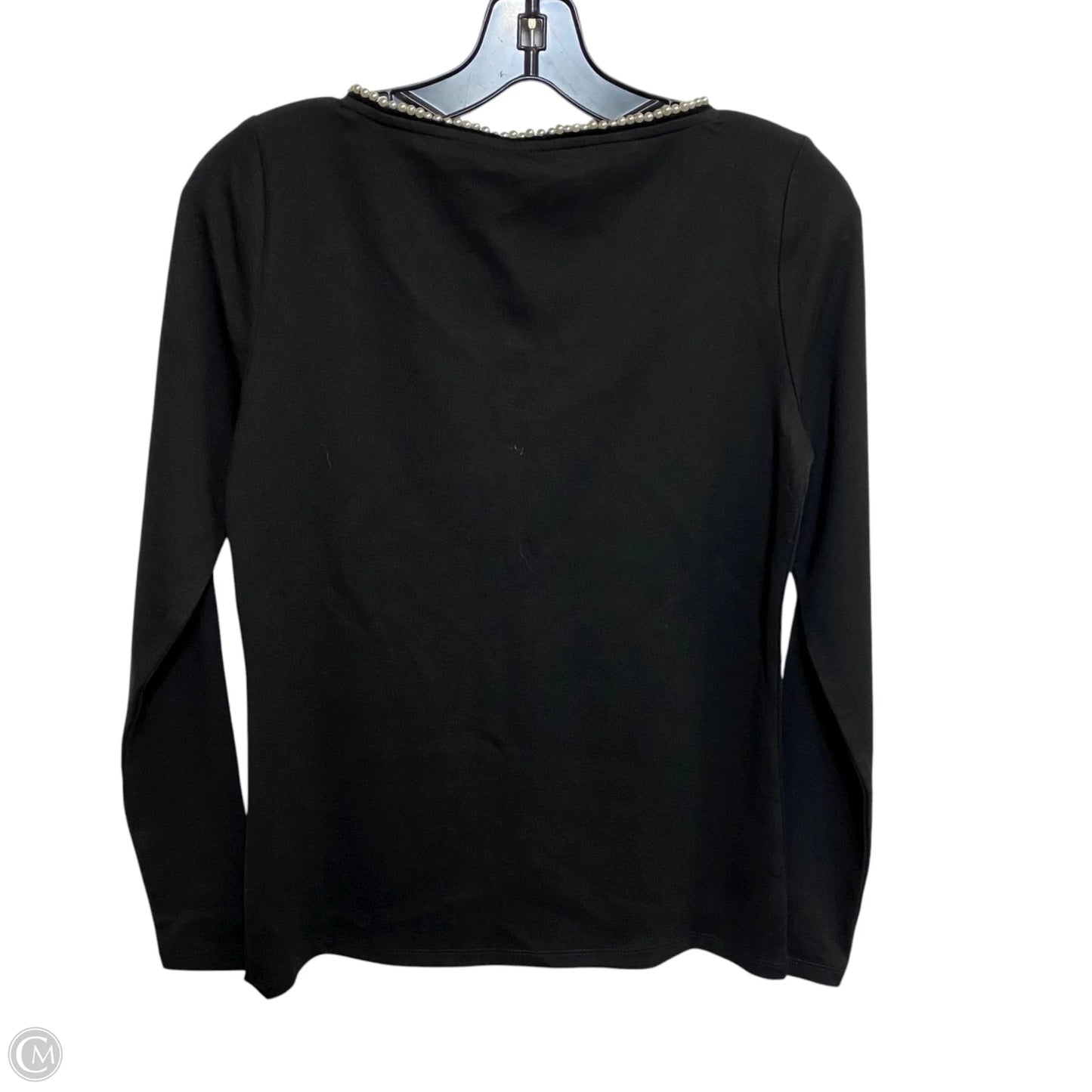Top Long Sleeve By Ann Taylor In Black, Size: Xxs