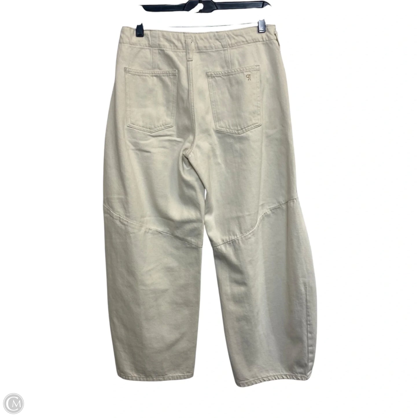 Jeans Wide Leg By Pilcro In Cream Denim, Size: 4p