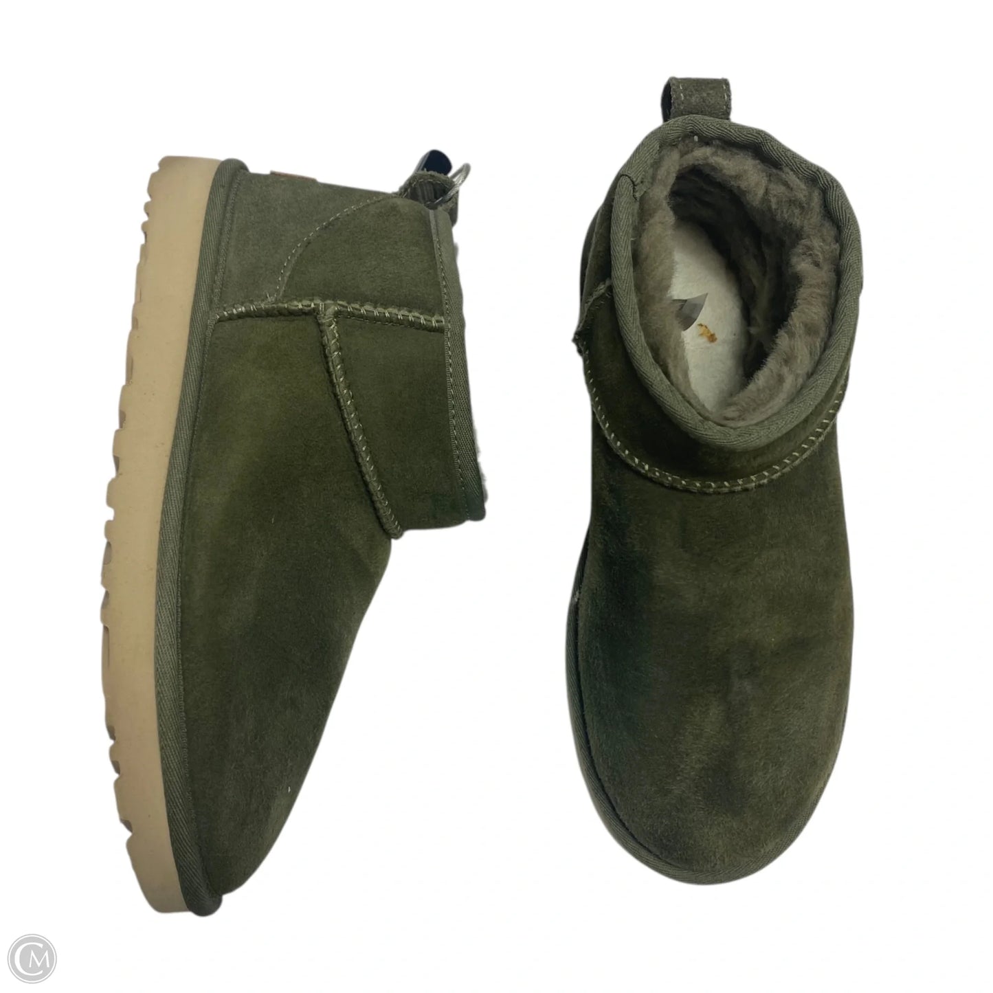 Boots Designer By Ugg In Green, Size: 8