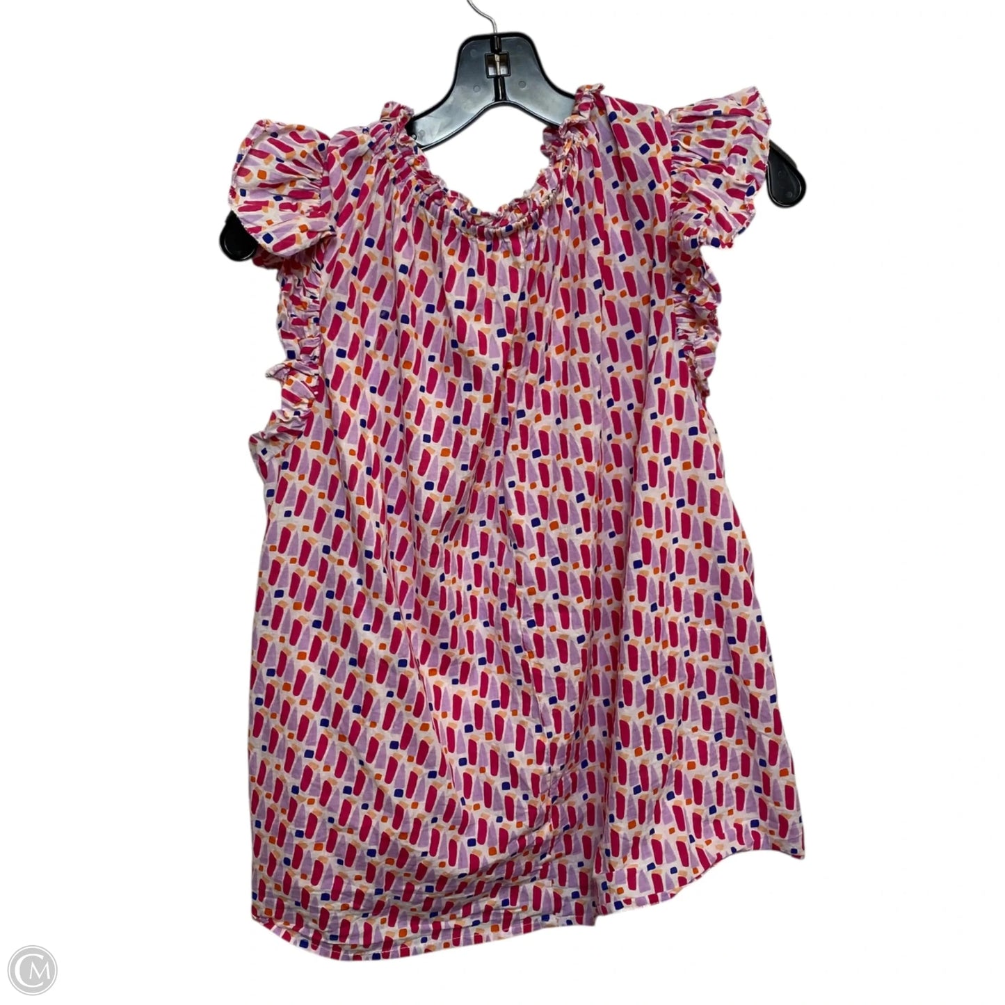Top Sleeveless By Thml In Pink & Purple, Size: L