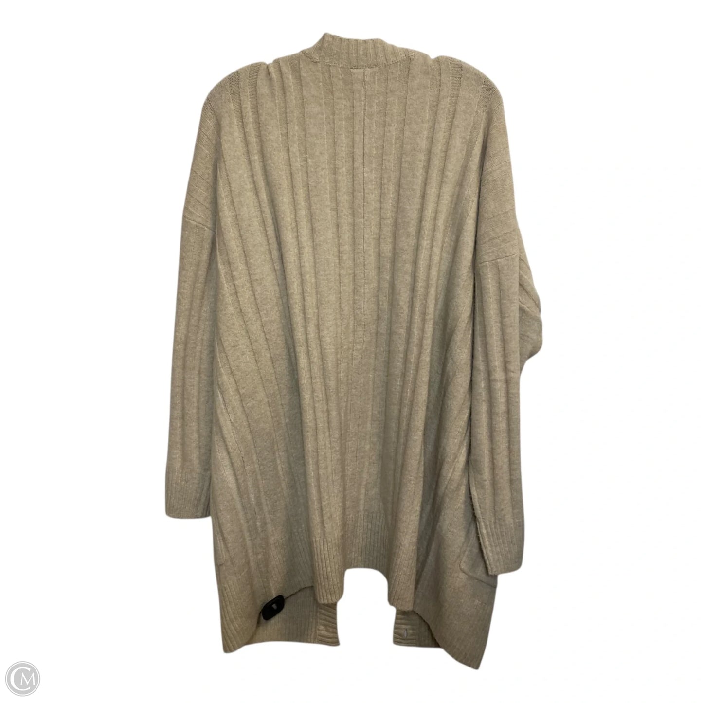 Sweater Cardigan By Torrid In Tan, Size: 2x