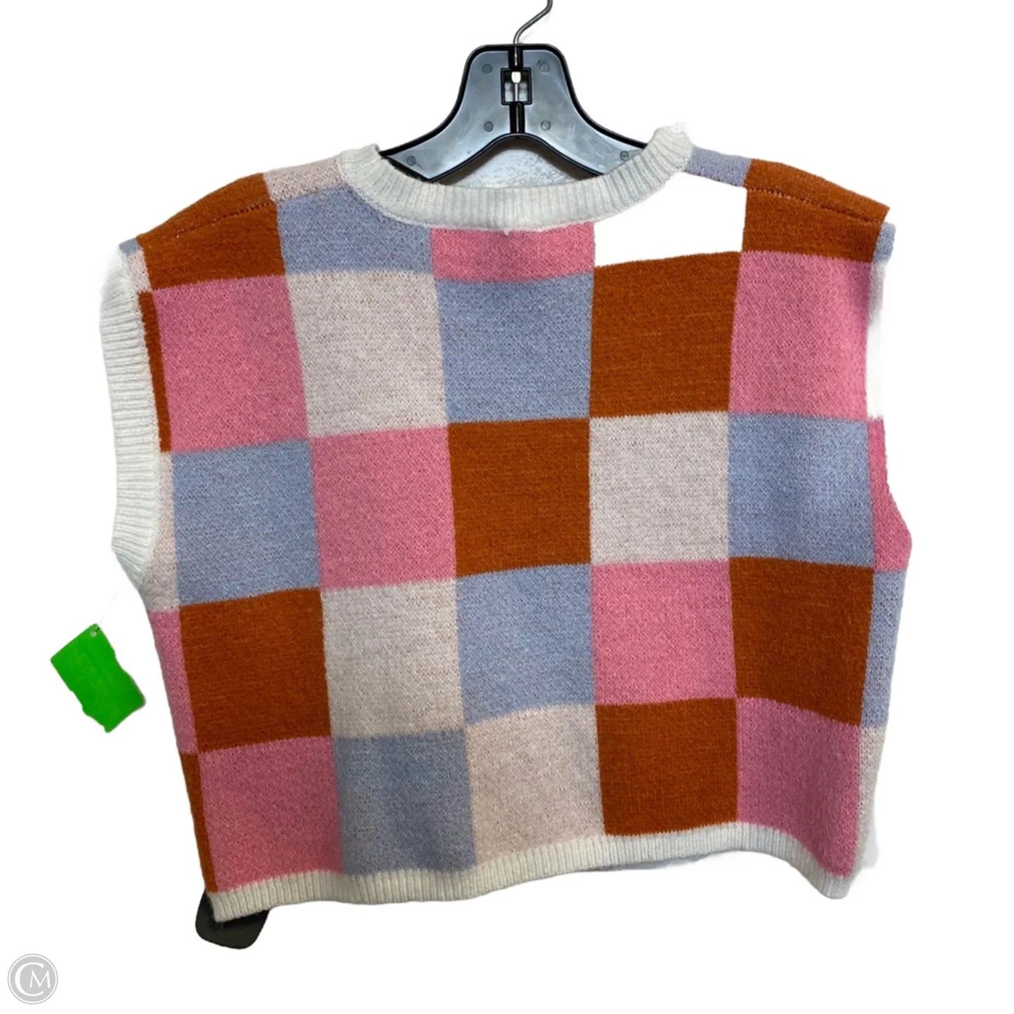 Sweater Short Sleeve By Cmf In Multi-colored, Size: M