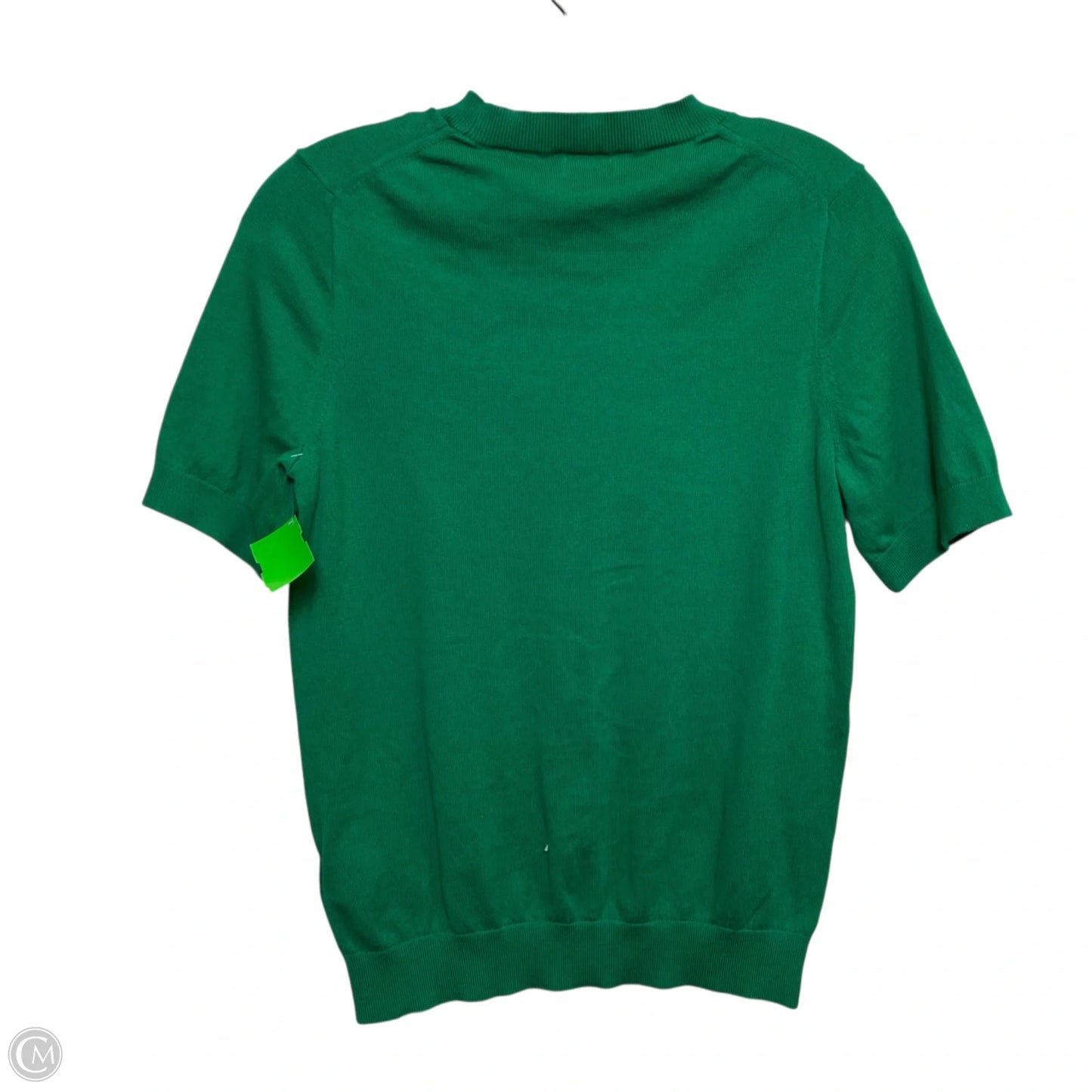 Sweater Short Sleeve By J. Crew In Green, Size: S
