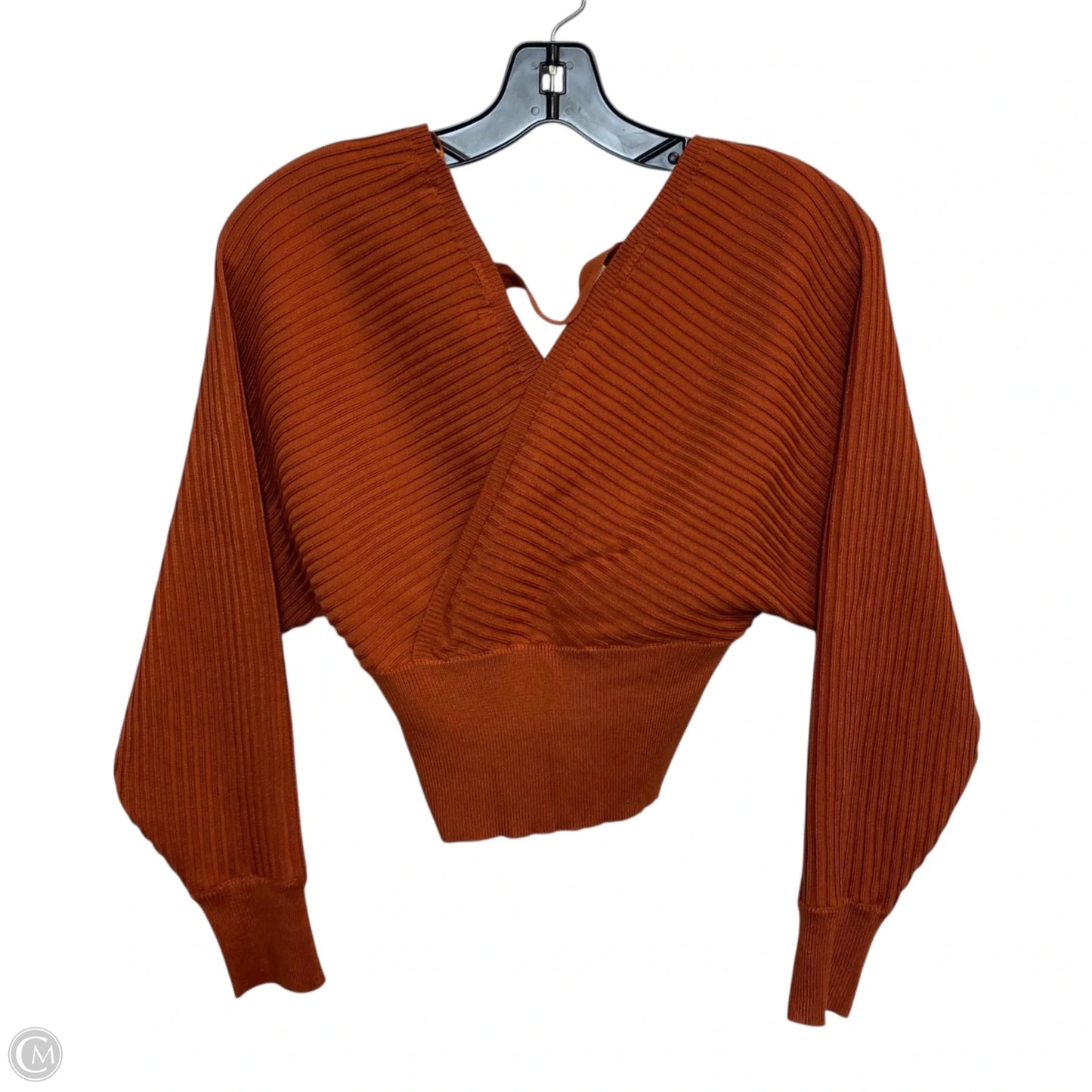 Top Long Sleeve By Love Tree In Orange, Size: S