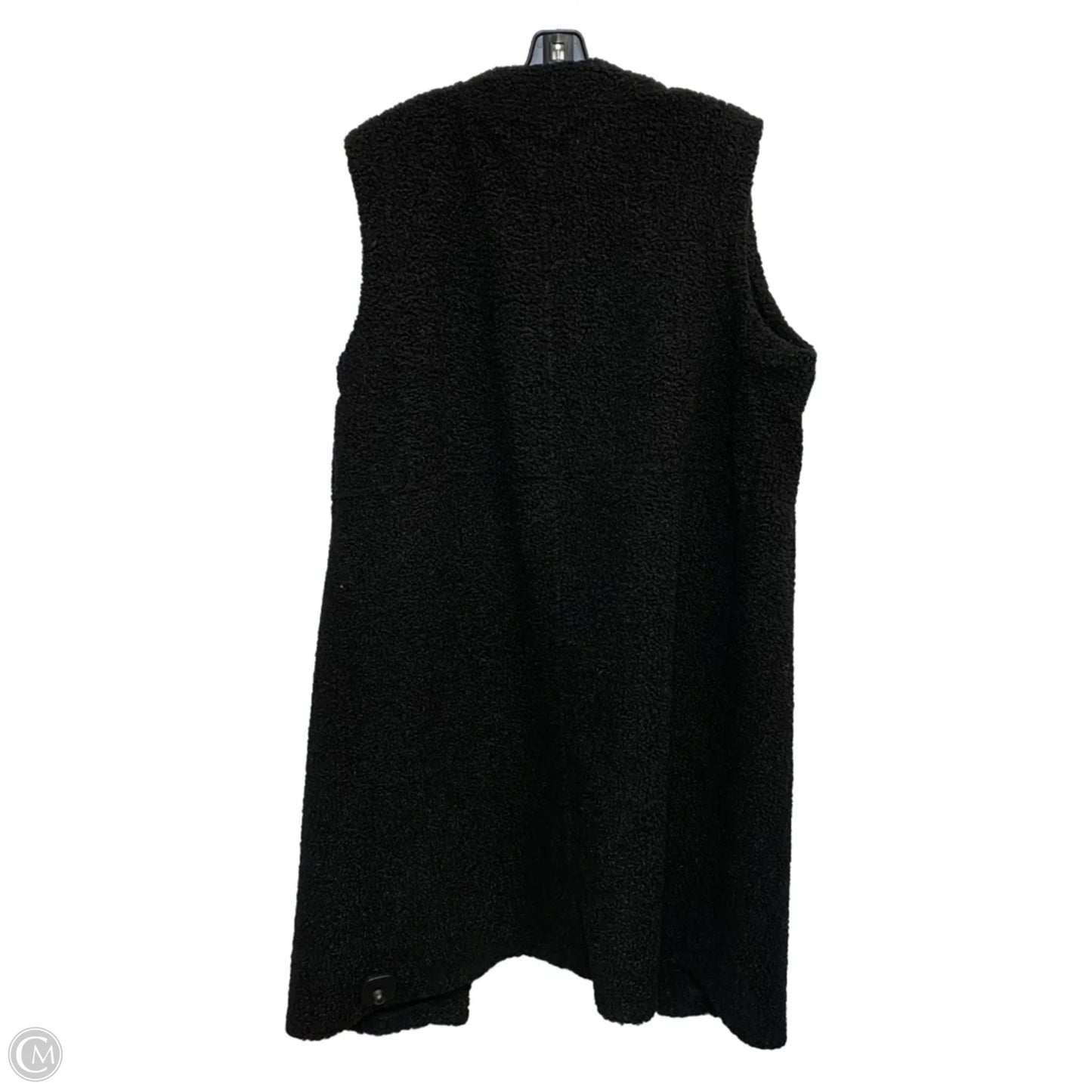 Vest Faux Fur & Sherpa By Prologue In Black, Size: Xxl