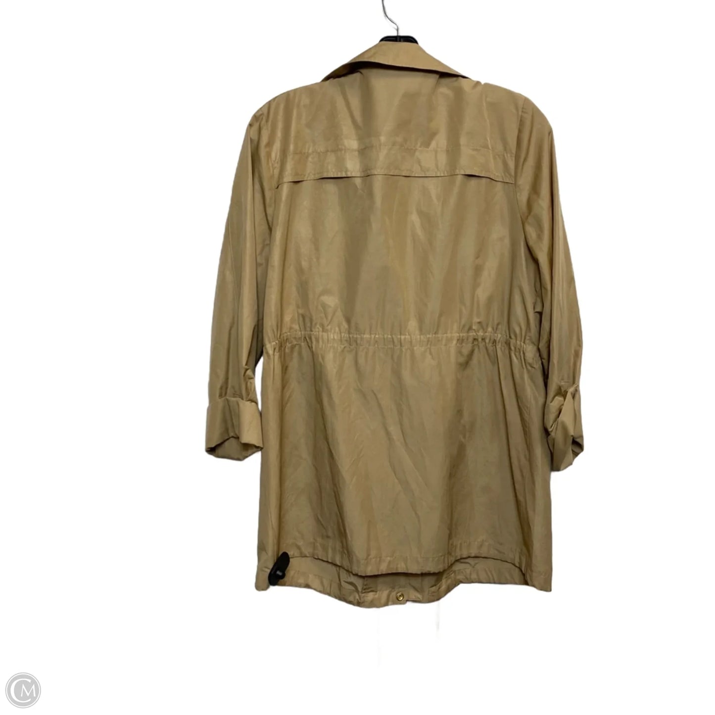 Jacket Utility By Chicos In Tan, Size: L