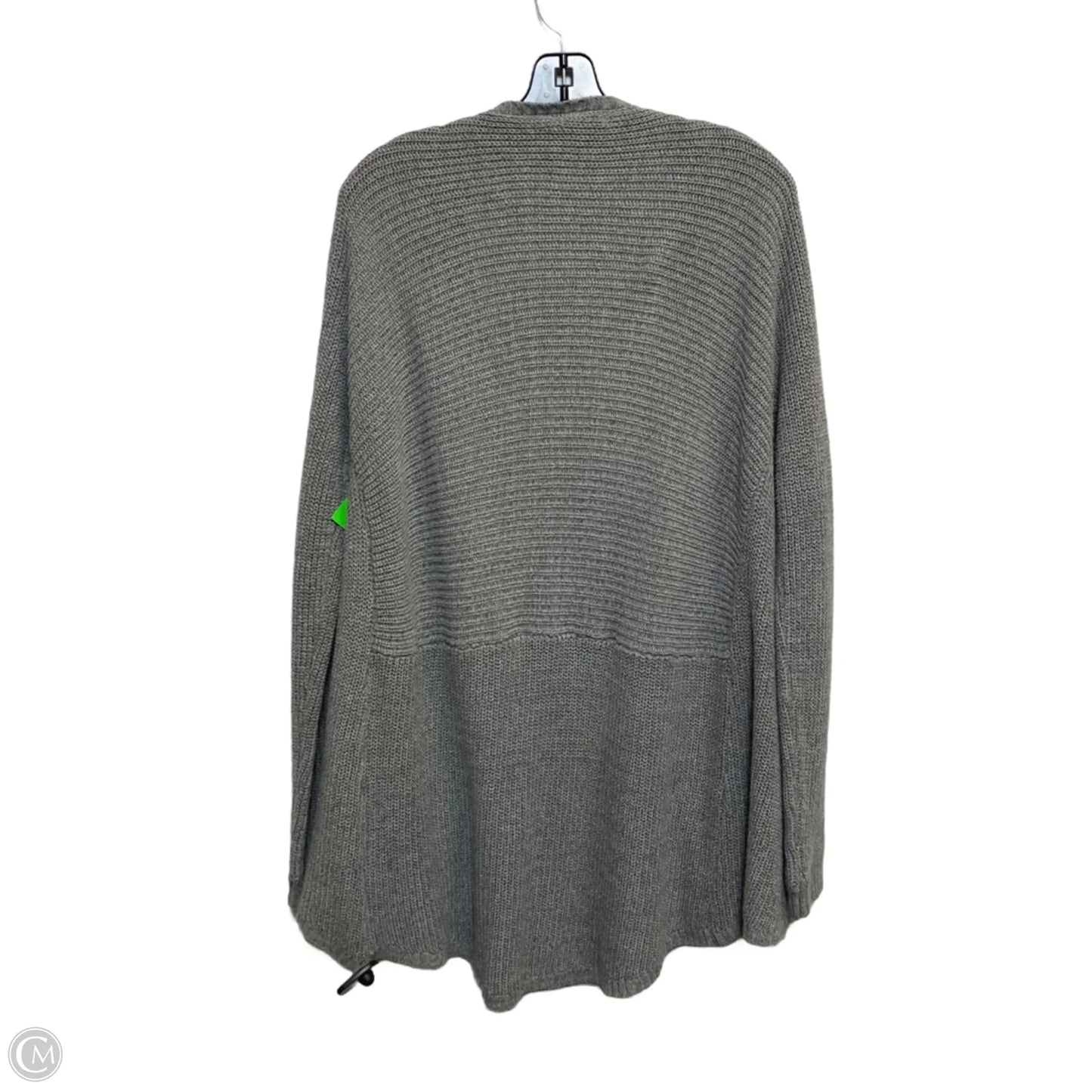 Sweater Cardigan By OhM G In Grey, Size: Xl