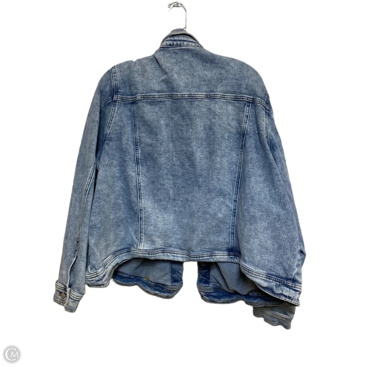Jacket Denim By Wonderly In Blue Denim, Size: 4x