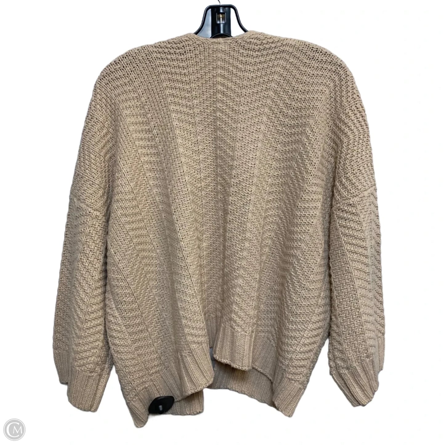 Sweater Cardigan By Sadie & Sage In Peach, Size: M