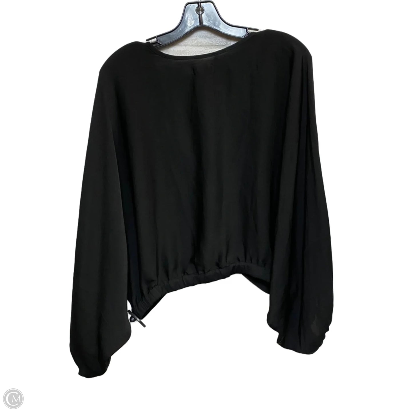 Top Long Sleeve By Silence And Noise In Black, Size: M