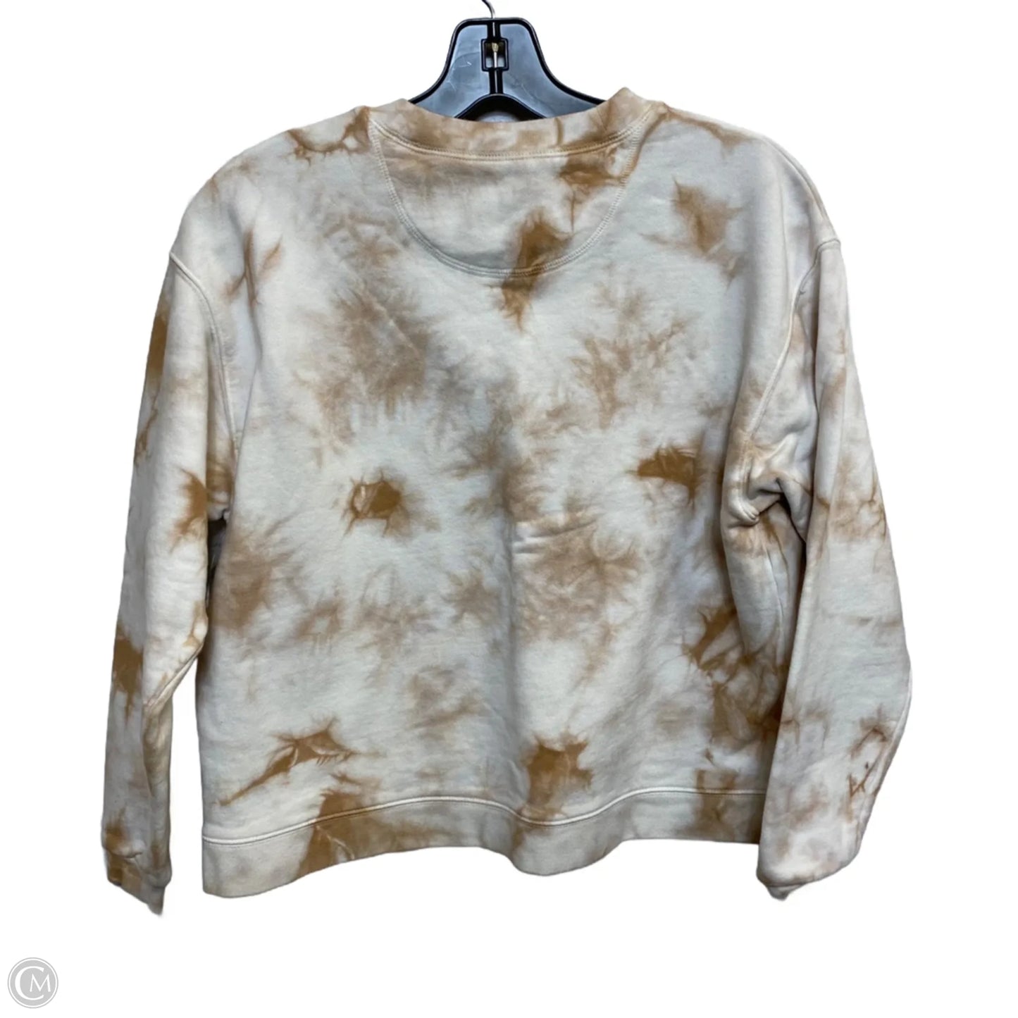 Sweatshirt Crewneck By Madewell In Brown & White, Size: Xxs