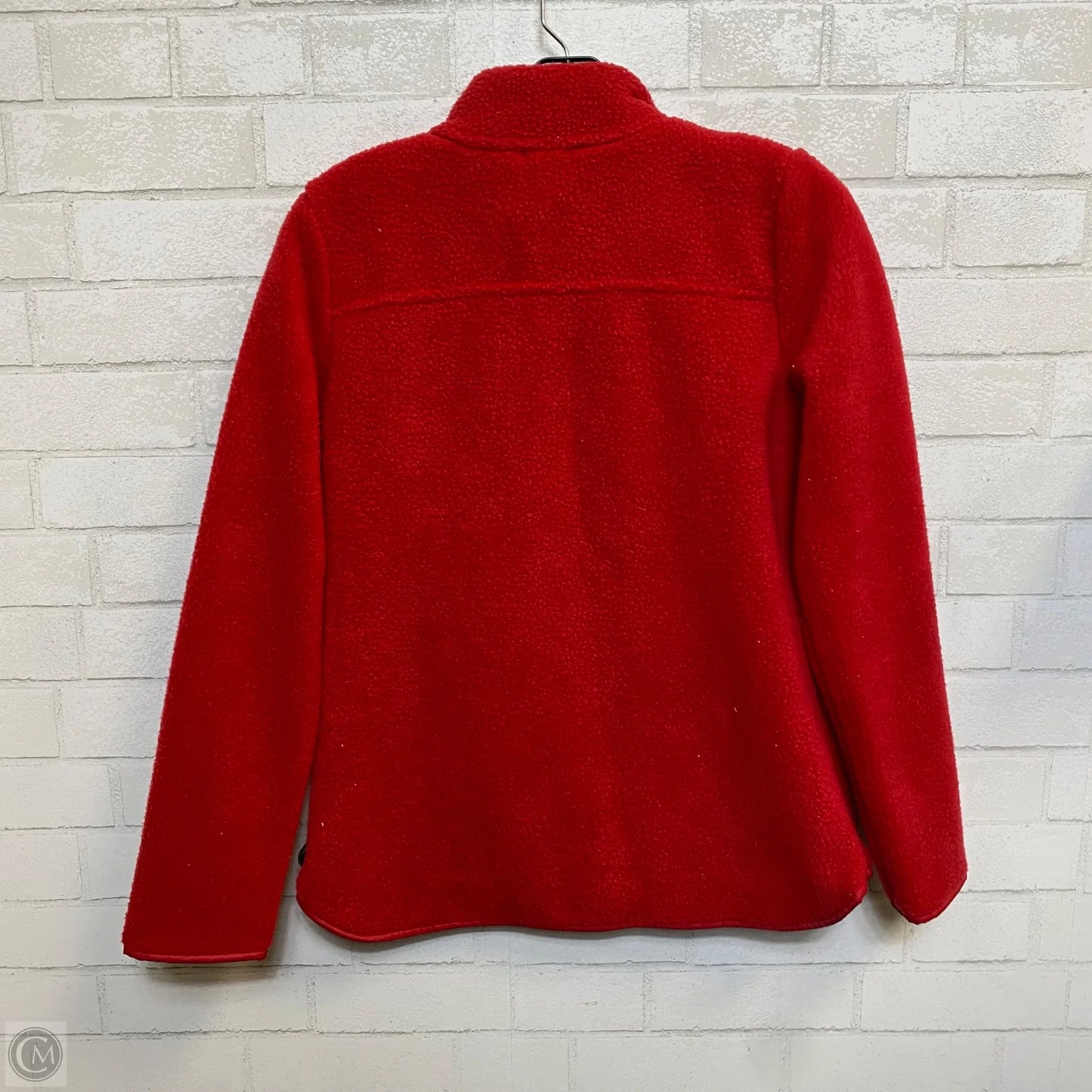 Jacket Faux Fur & Sherpa By Talbots In Red, Size: Xs