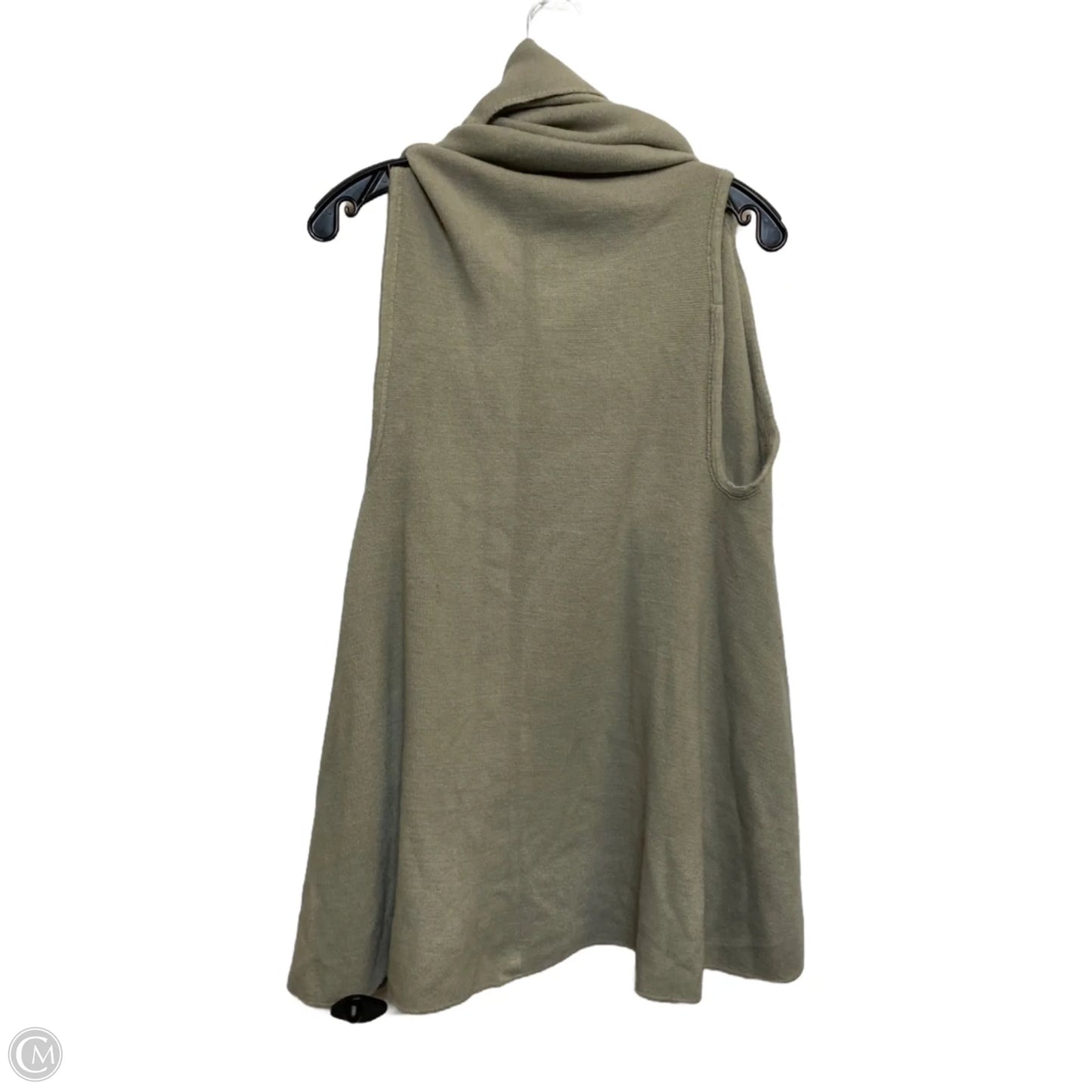 Vest Sweater By Look In Taupe, Size: Osfm