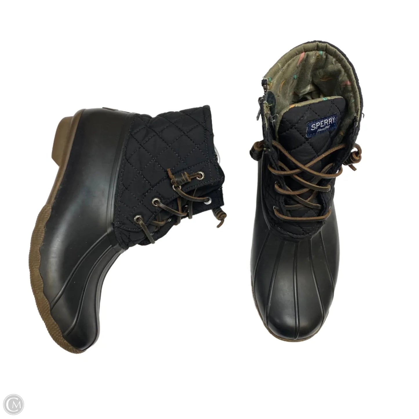 Boots Rain By Sperry In Black, Size: 8