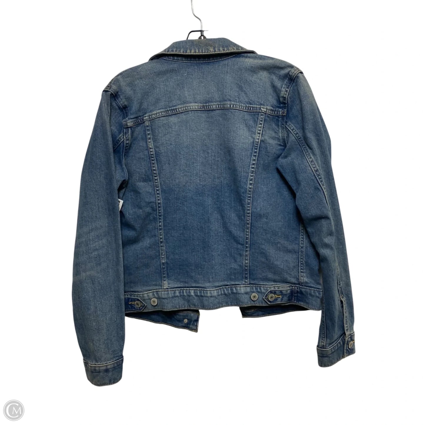 Jacket Denim By Lucky Brand In Blue Denim, Size: S
