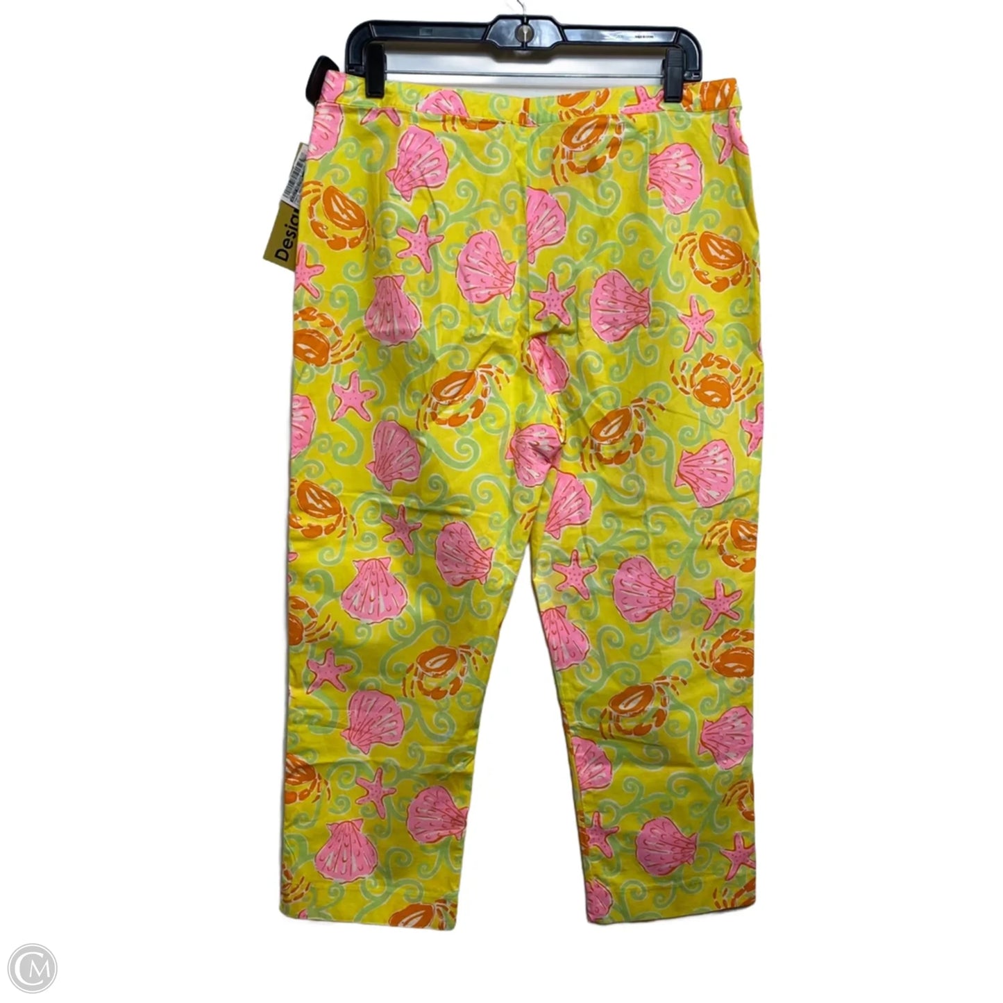 Pants Designer By Lilly Pulitzer In Yellow, Size: 12