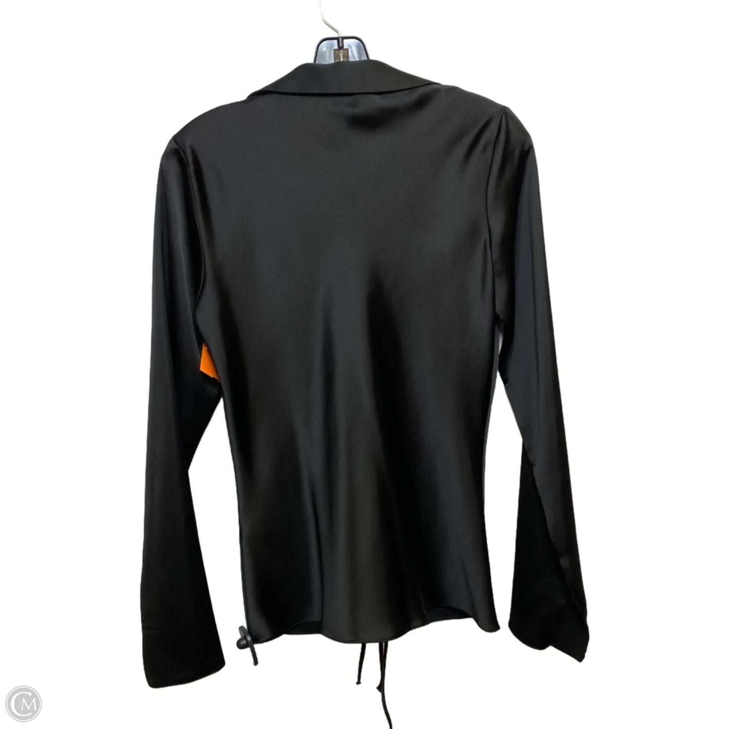 Top Long Sleeve By Zara In Black, Size: S