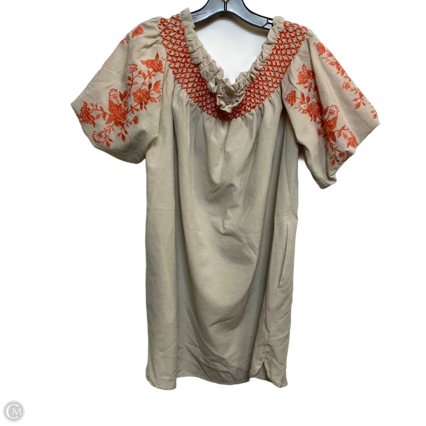 Dress Casual Short By Umgee In Beige, Size: S