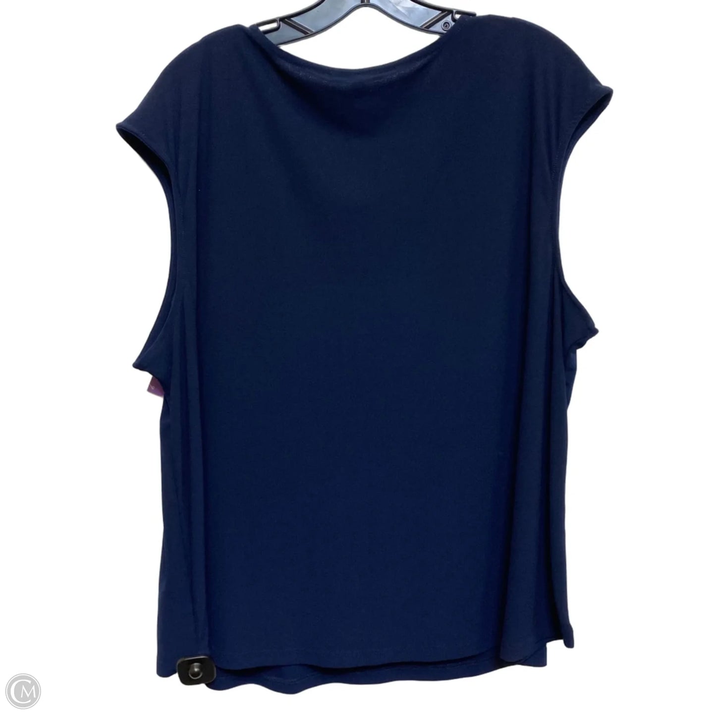 Top Sleeveless By 89th And Madison In Navy, Size: 3x