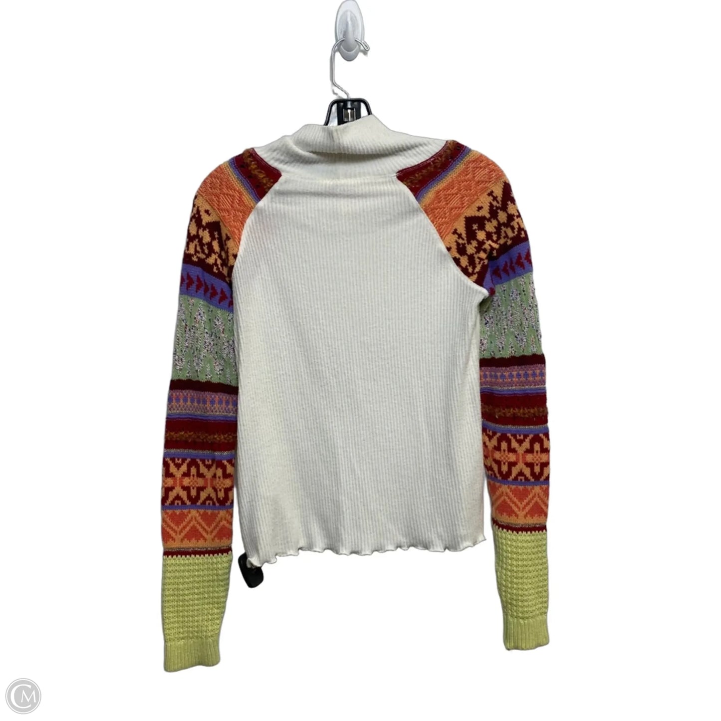 Top Long Sleeve By Free People In Cream, Size: Xs