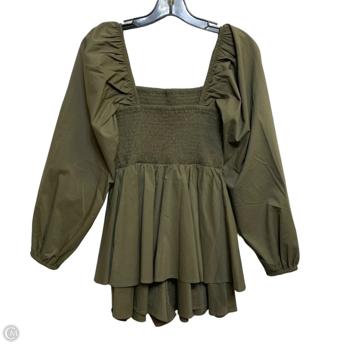 Romper By Express In Green, Size: Xs