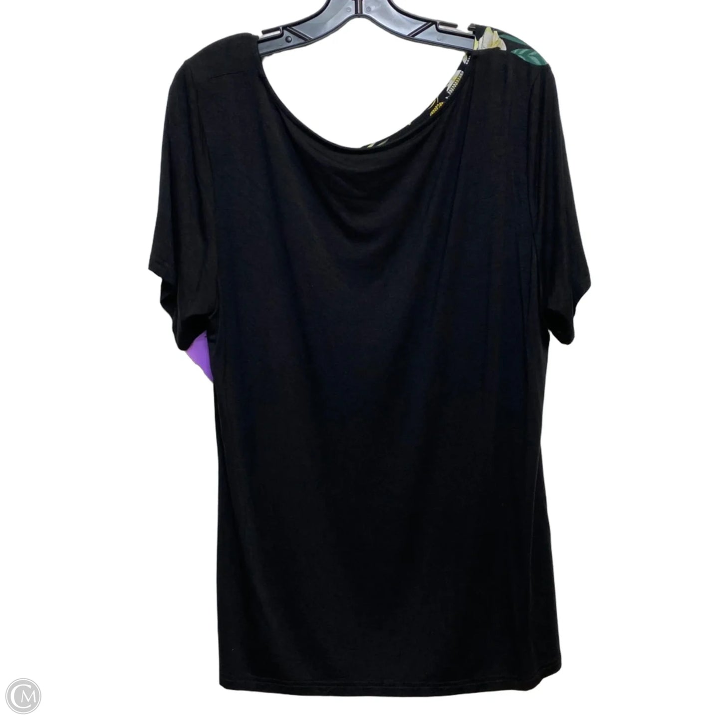 Top Short Sleeve By Cmf In Black, Size: Xl