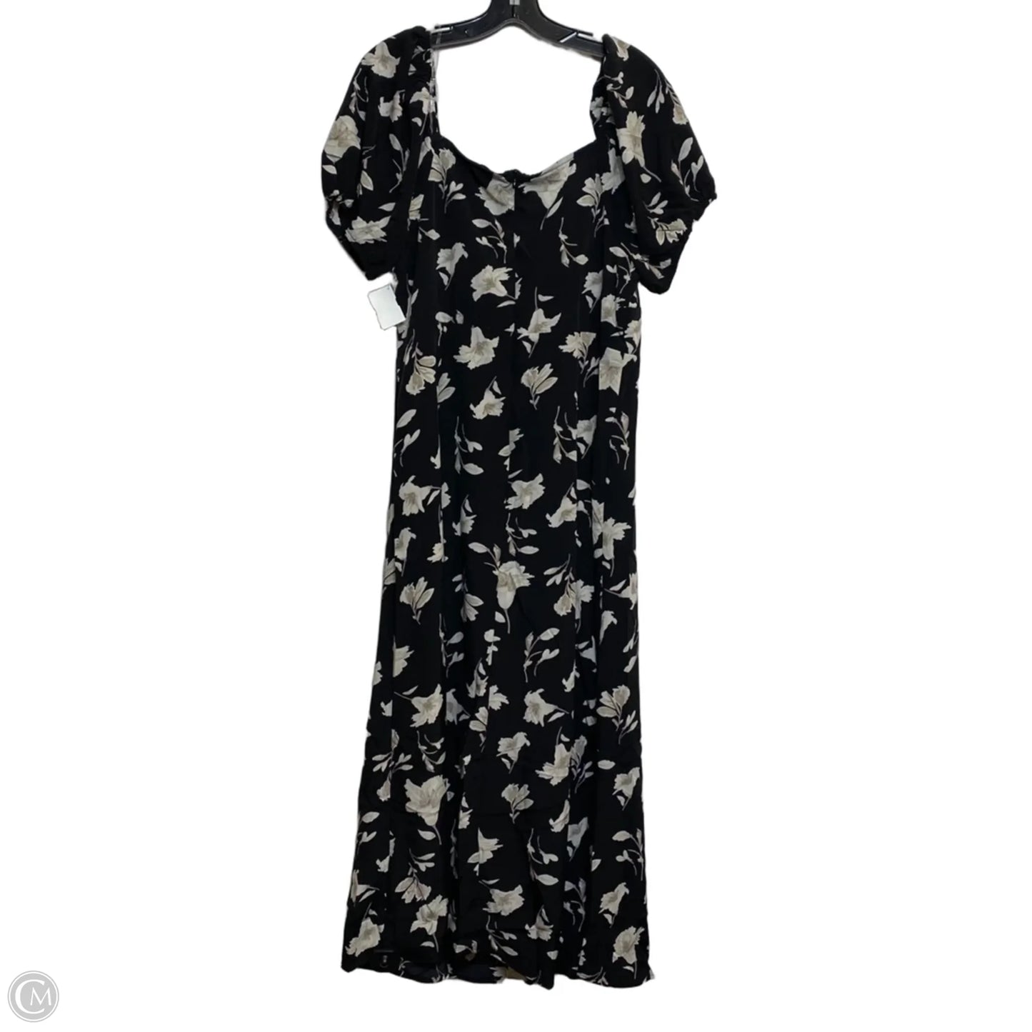 Dress Casual Maxi By Zenobia In Black & Cream, Size: 1x