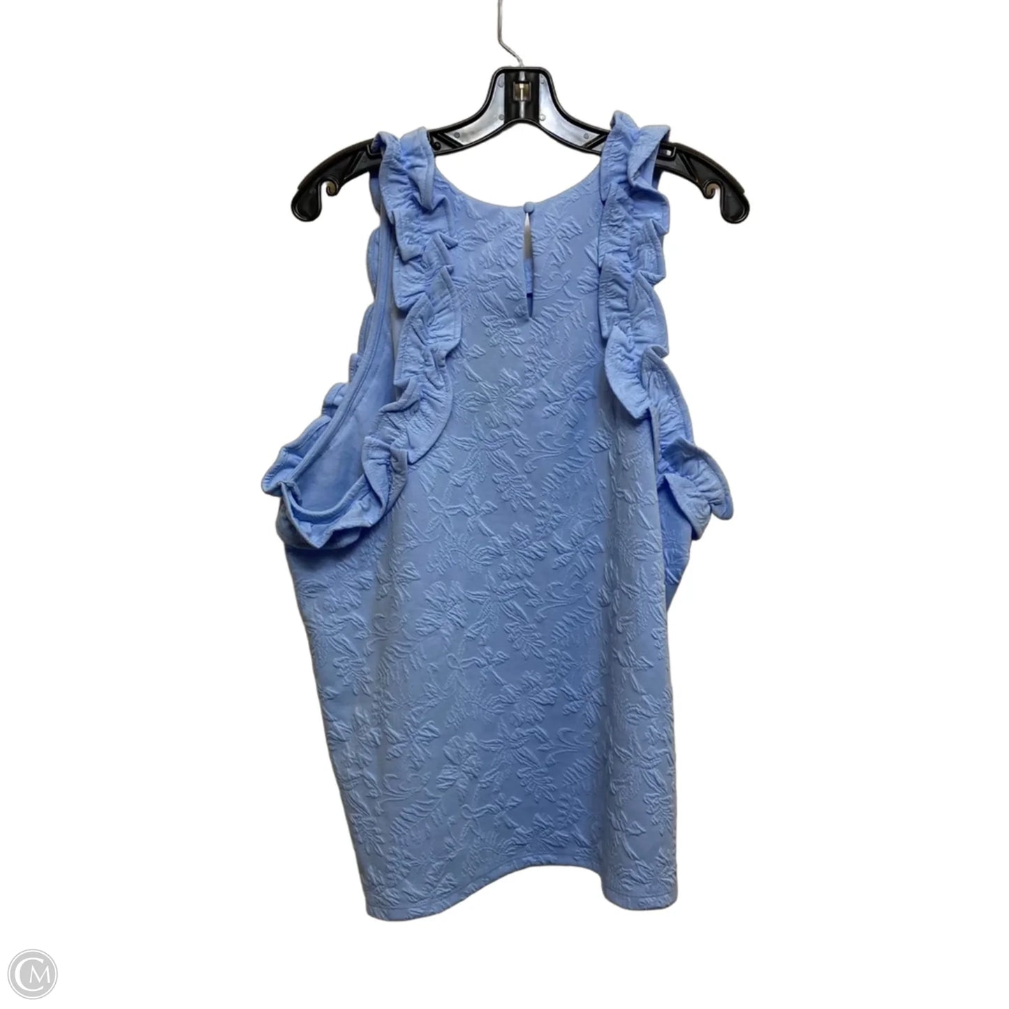 Top Sleeveless By Crown And Ivy In Blue, Size: Xxl