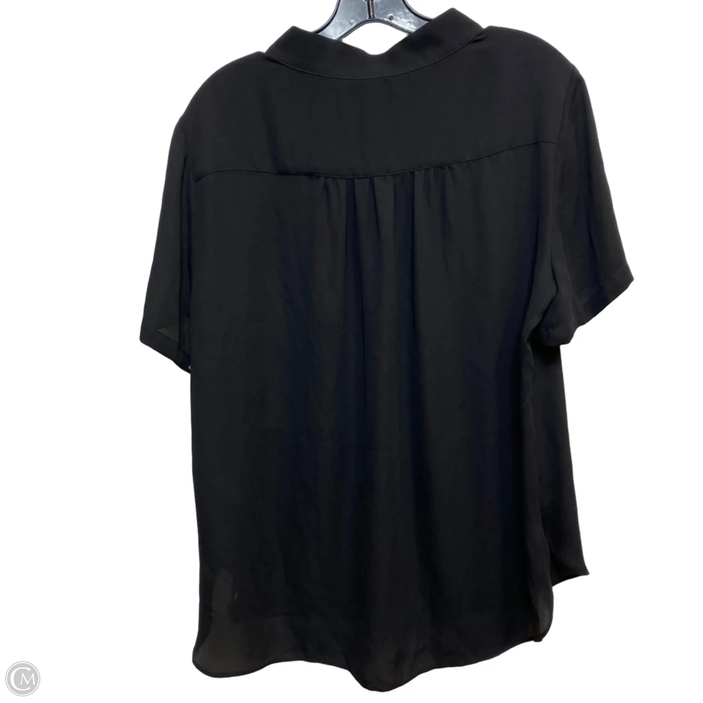 Top Short Sleeve By Tommy Hilfiger In Black, Size: Xl